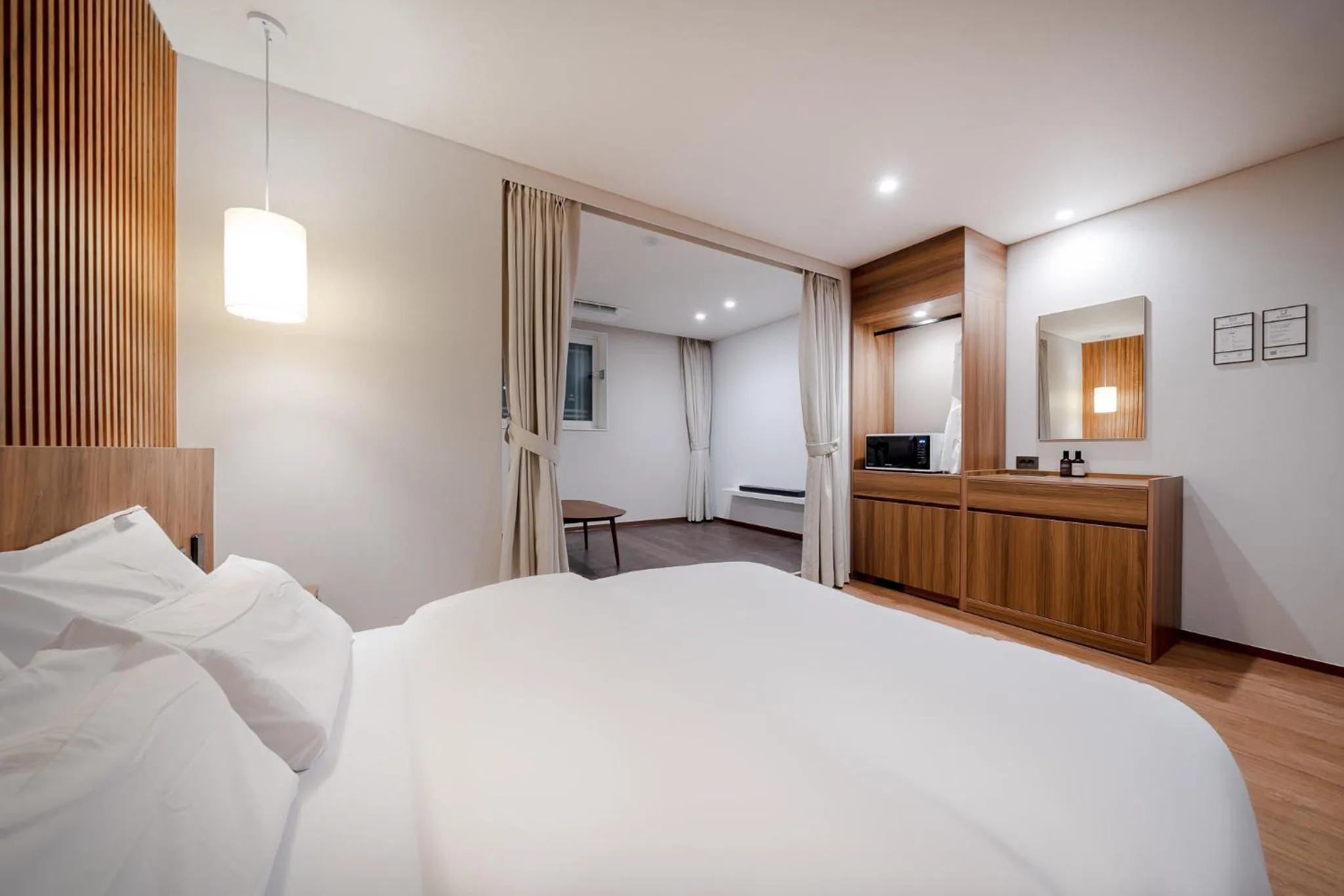 Bed in Simjak Hotel by Aank