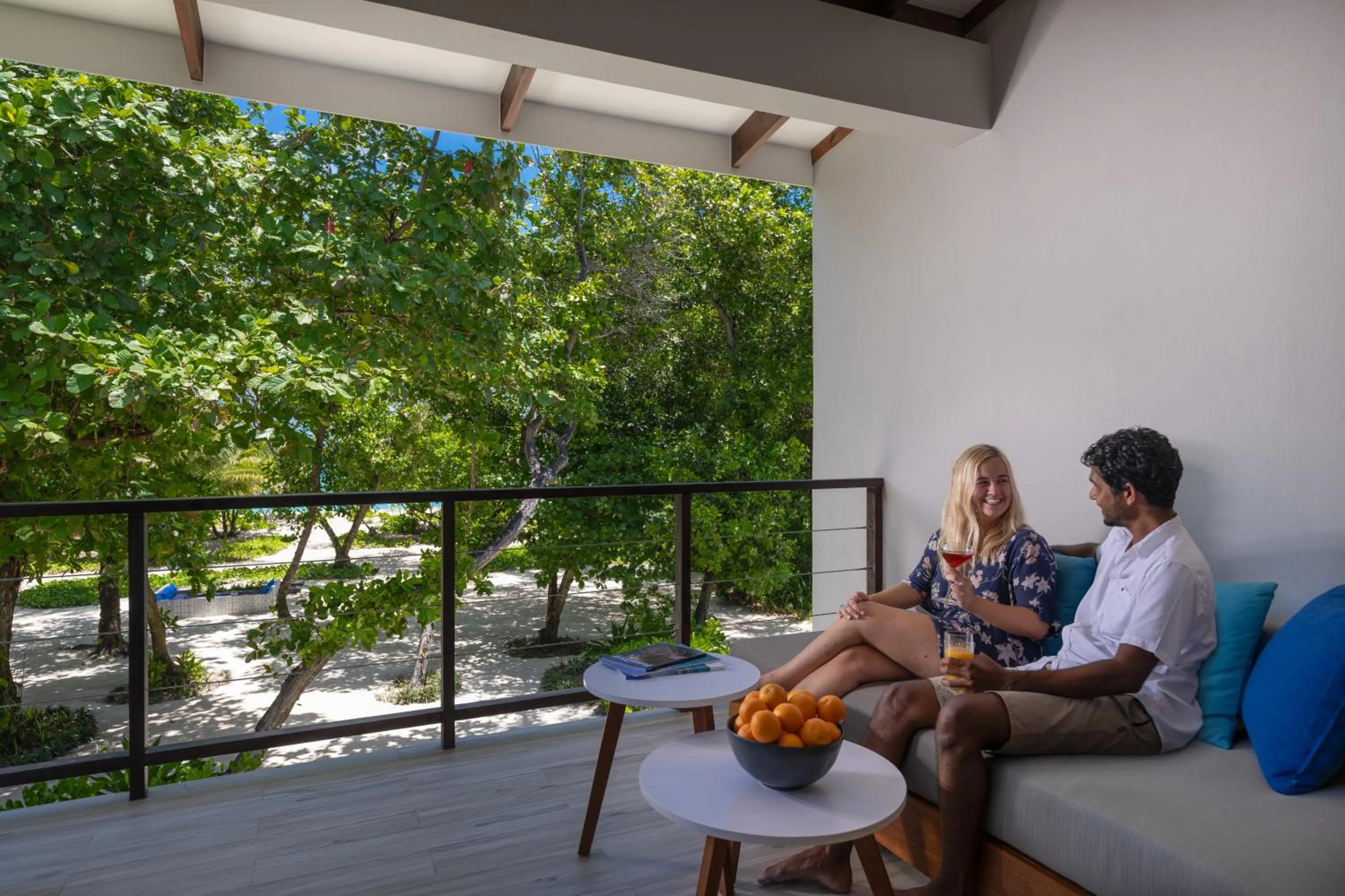 Patio in Ifuru Island Maldives - Domestic Flight Transport for 2 at Half-Price Valid for Min 5 Night Stays Between 20 Apr to 15 Oct 2026