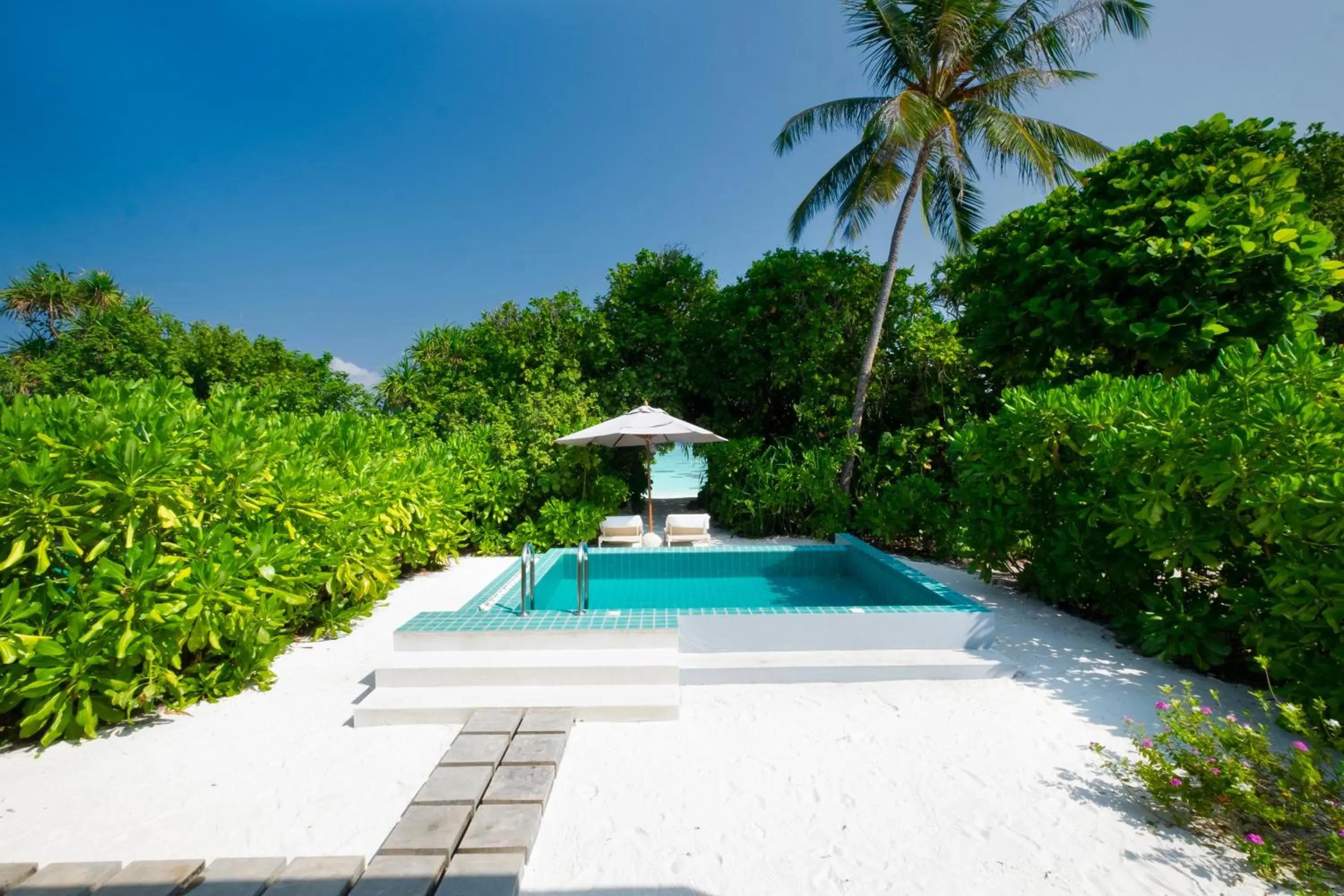 Sunset Beach Villa with Pool in Ifuru Island Maldives - Free Domestic Flights for 2 with Min 7 Night Stays - 20 Apr to 15 Oct 2026 Sunset Beach Villa with Pool in Ifuru Island Maldives - Free Domestic Flights for 2 with Min 7 Night Stays - 20 Apr to 15 Oct 2026