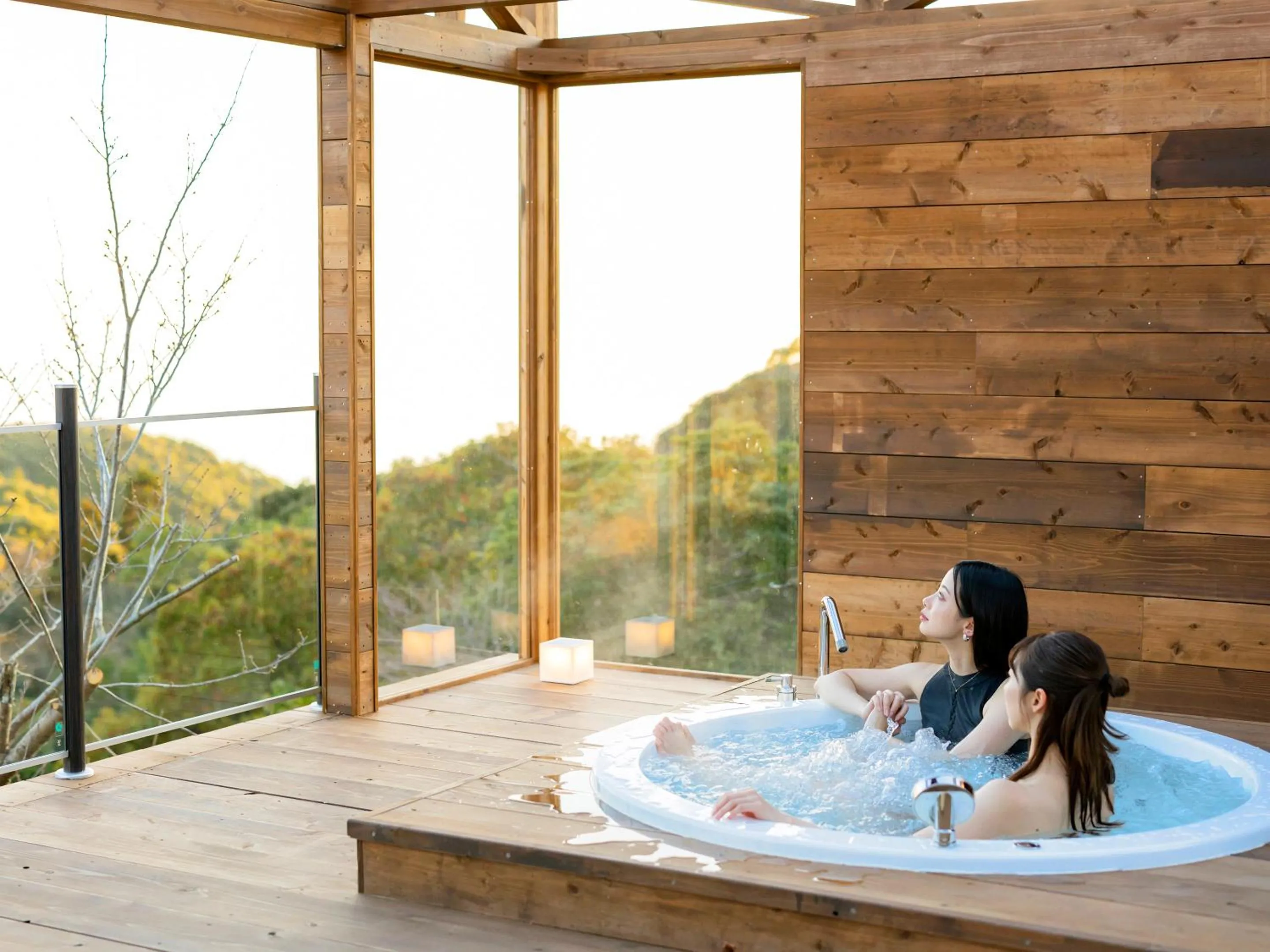 People in Glamping Resort GLANSO NAGASAKI