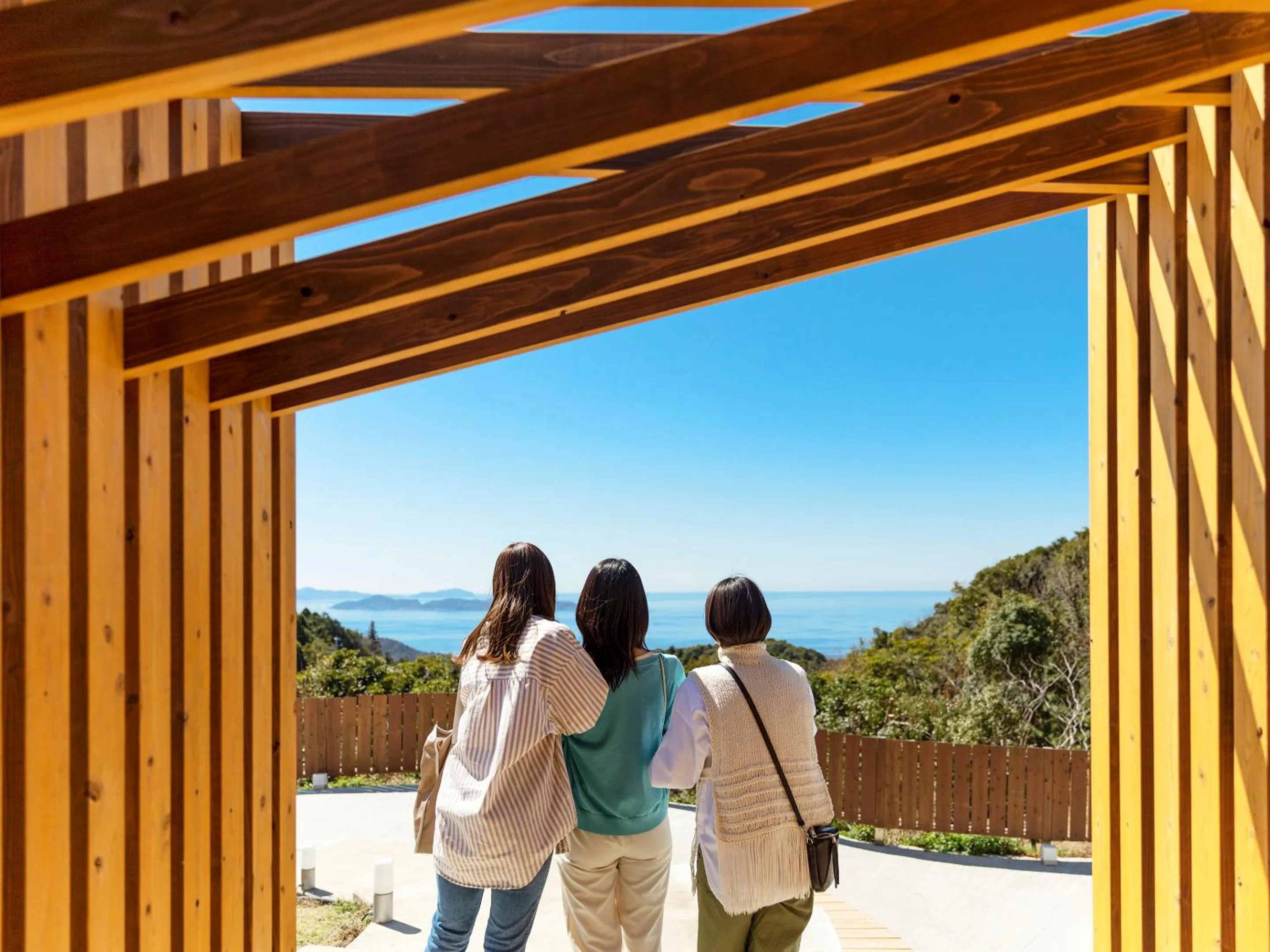 People in Glamping Resort GLANSO NAGASAKI