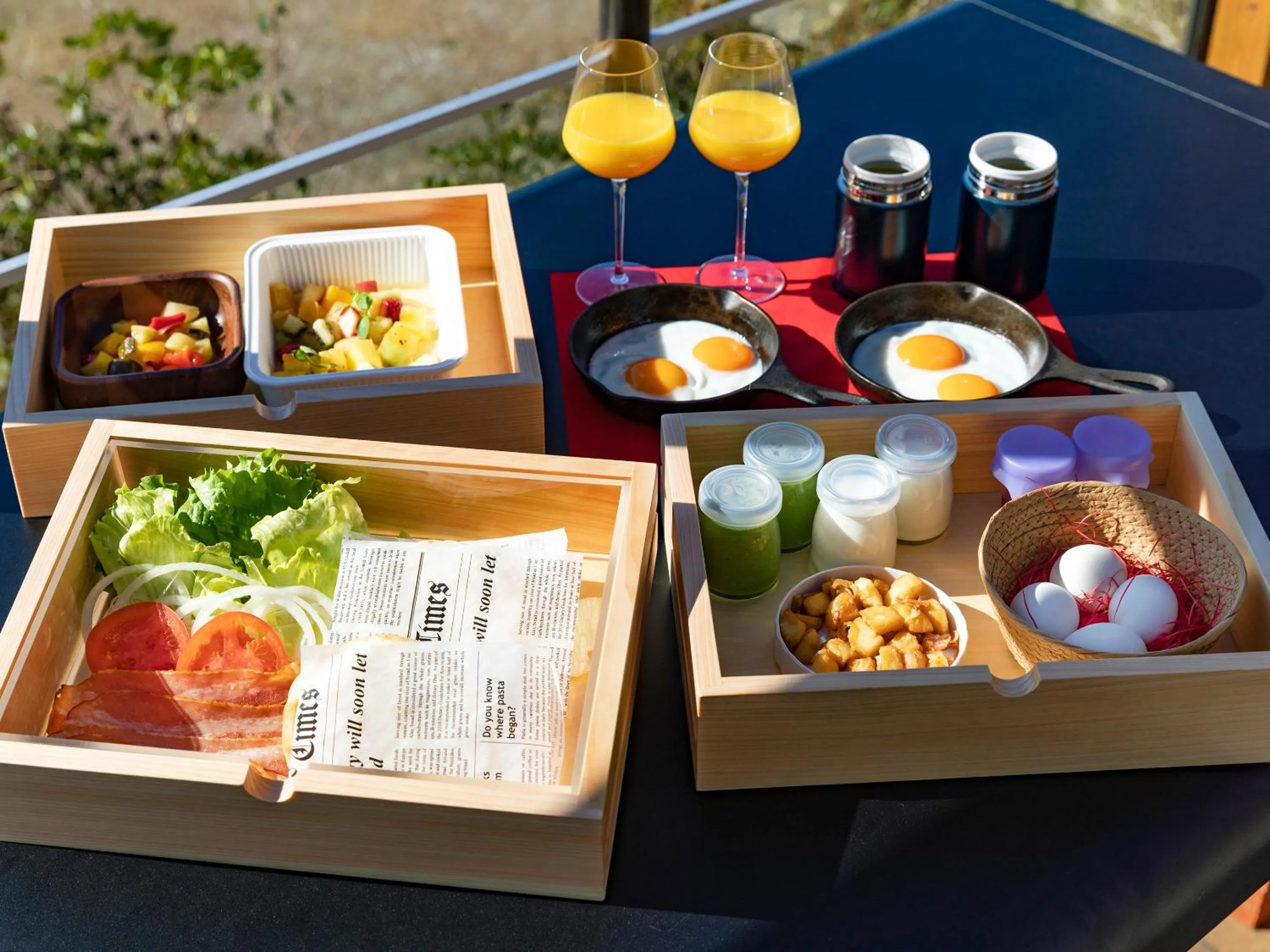 Breakfast in Glamping Resort GLANSO NAGASAKI