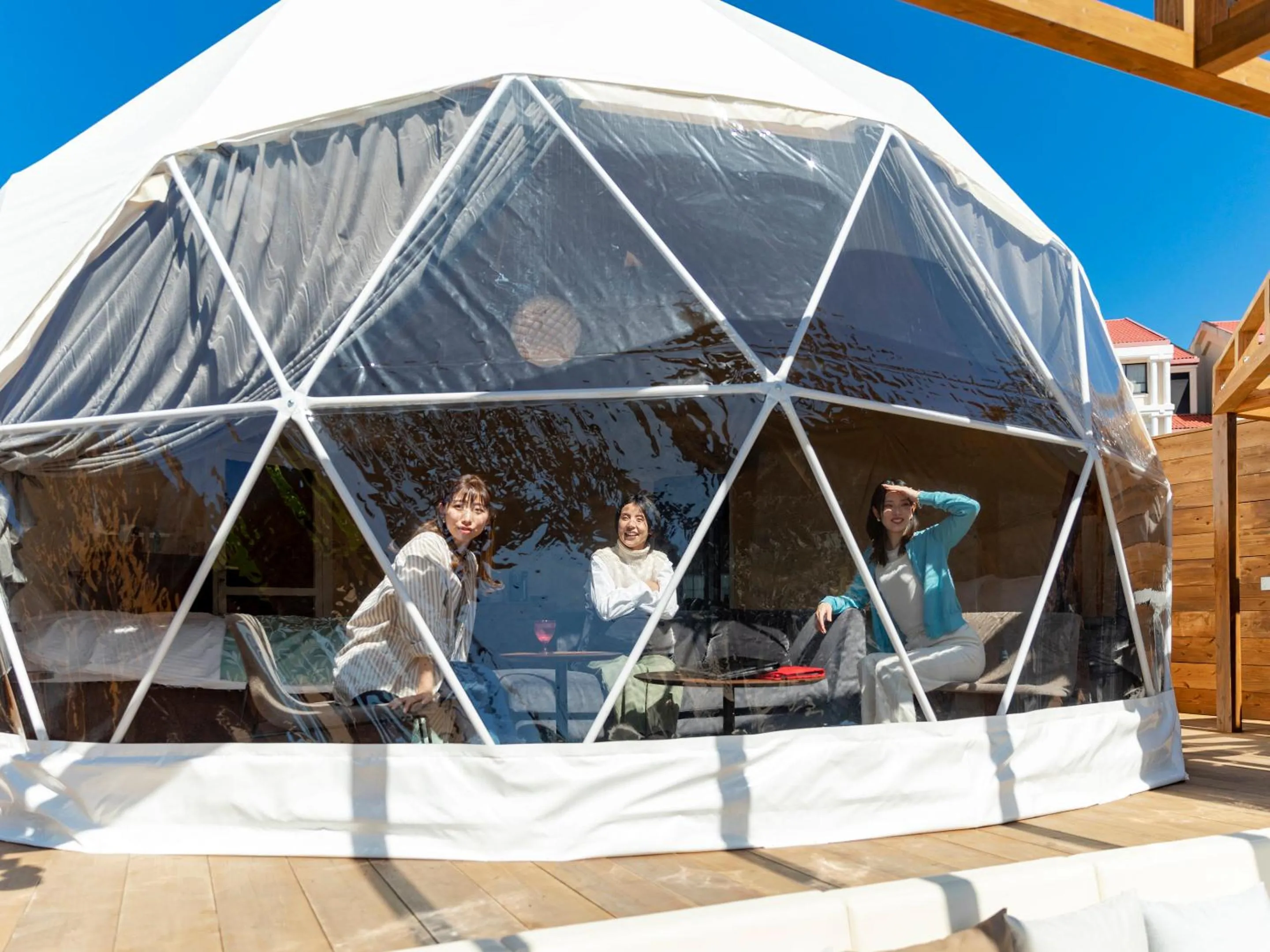 People in Glamping Resort GLANSO NAGASAKI