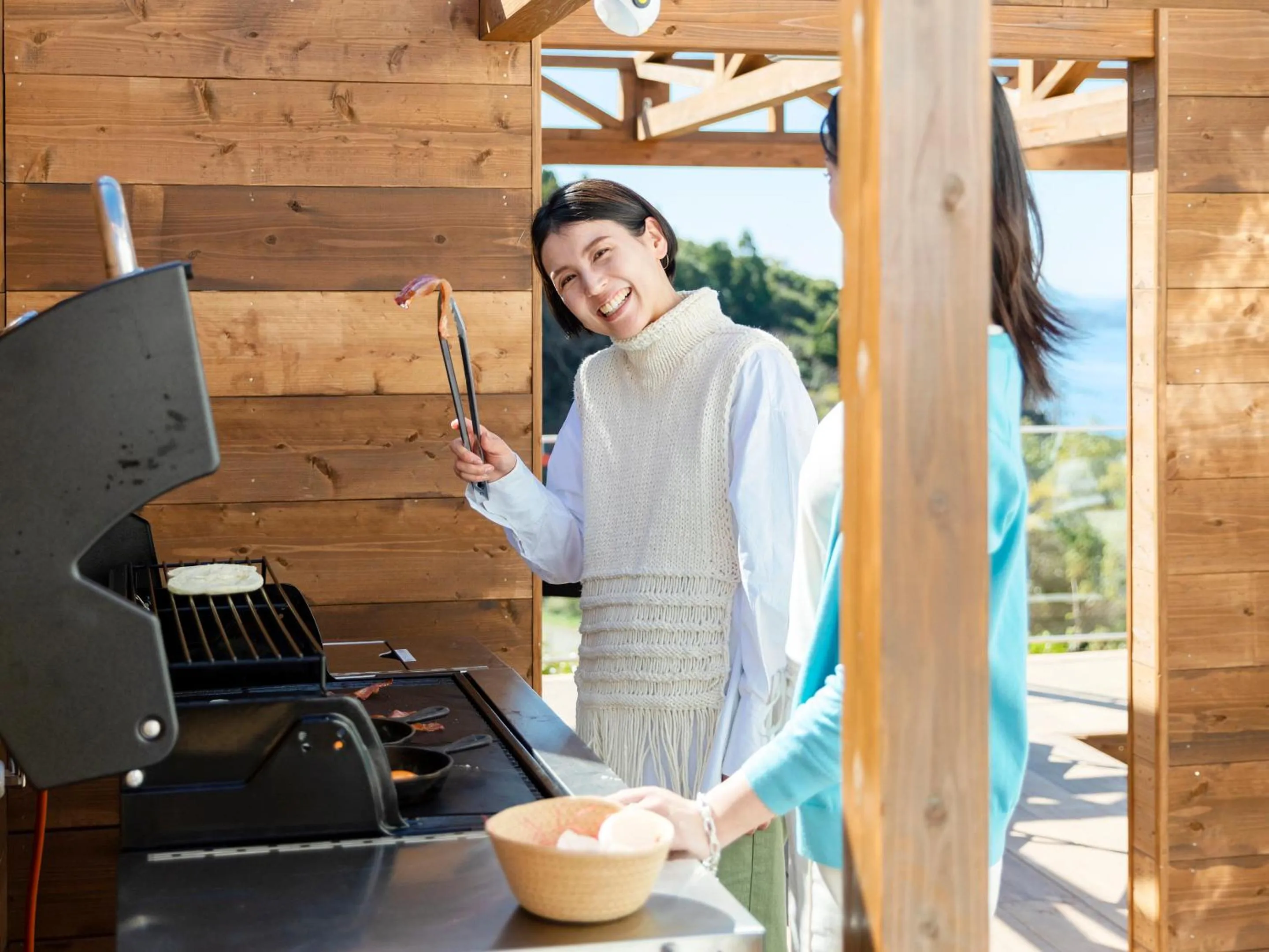 People in Glamping Resort GLANSO NAGASAKI