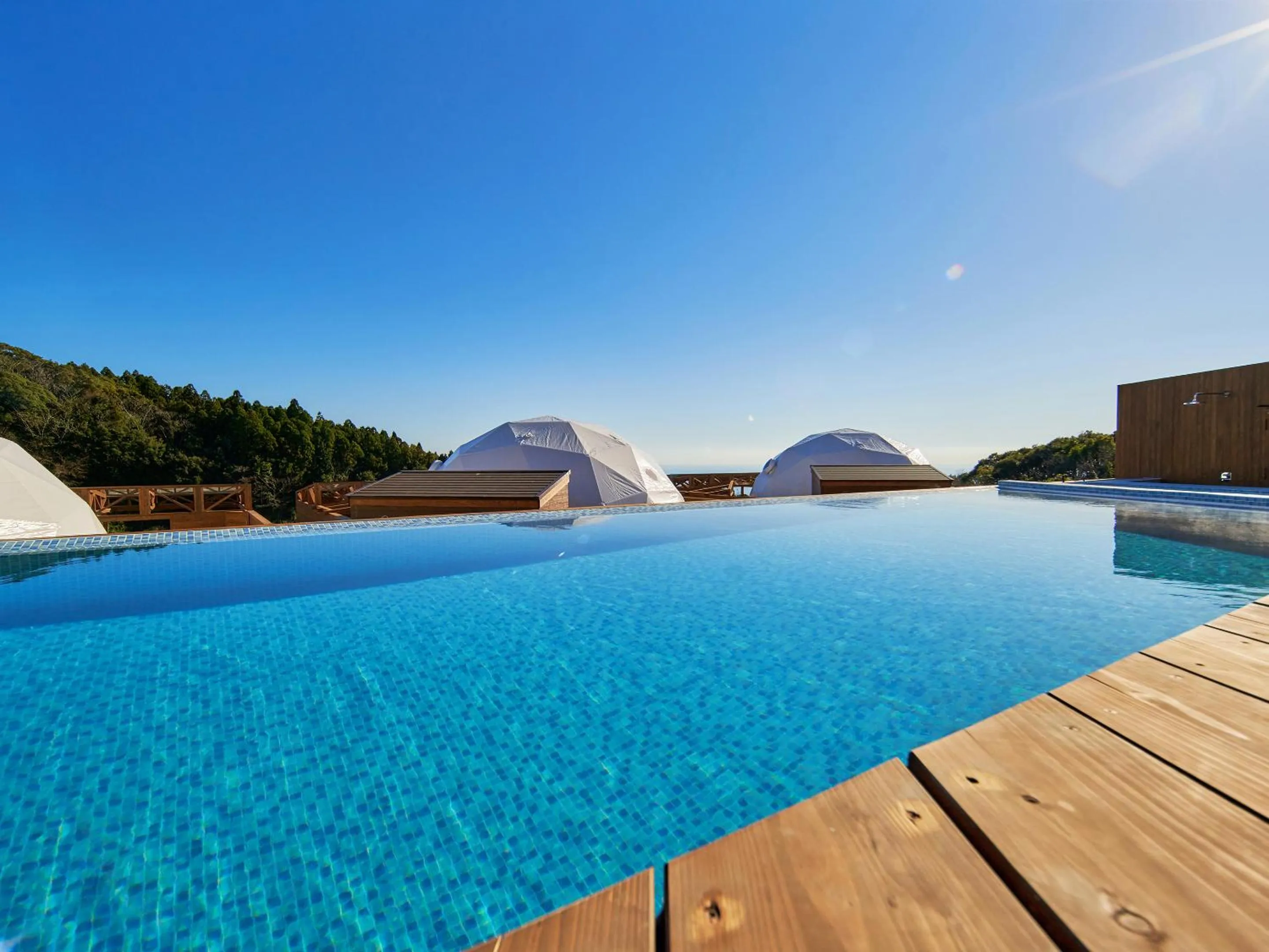 Swimming pool in Glamping Resort GLANSO NAGASAKI