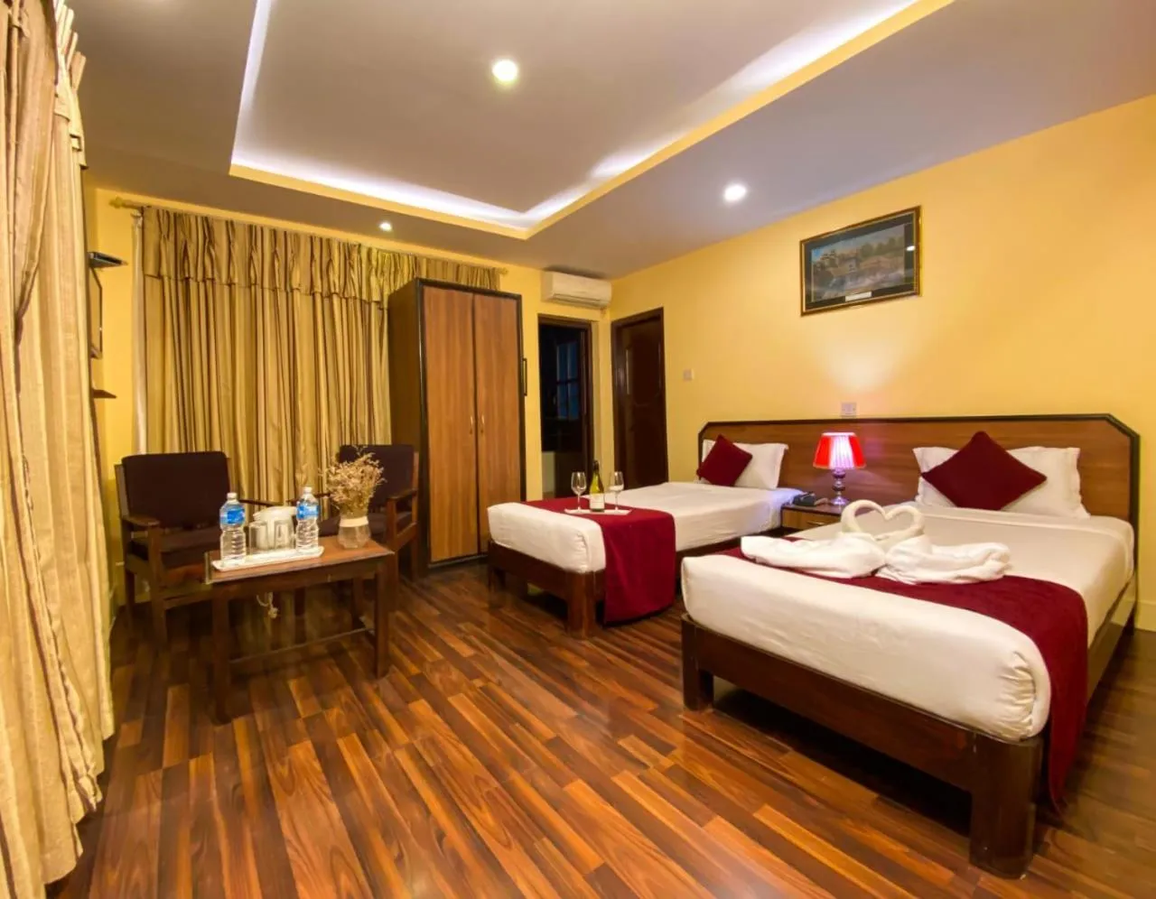 Bedroom, Bed in Thamel Grand Hotel