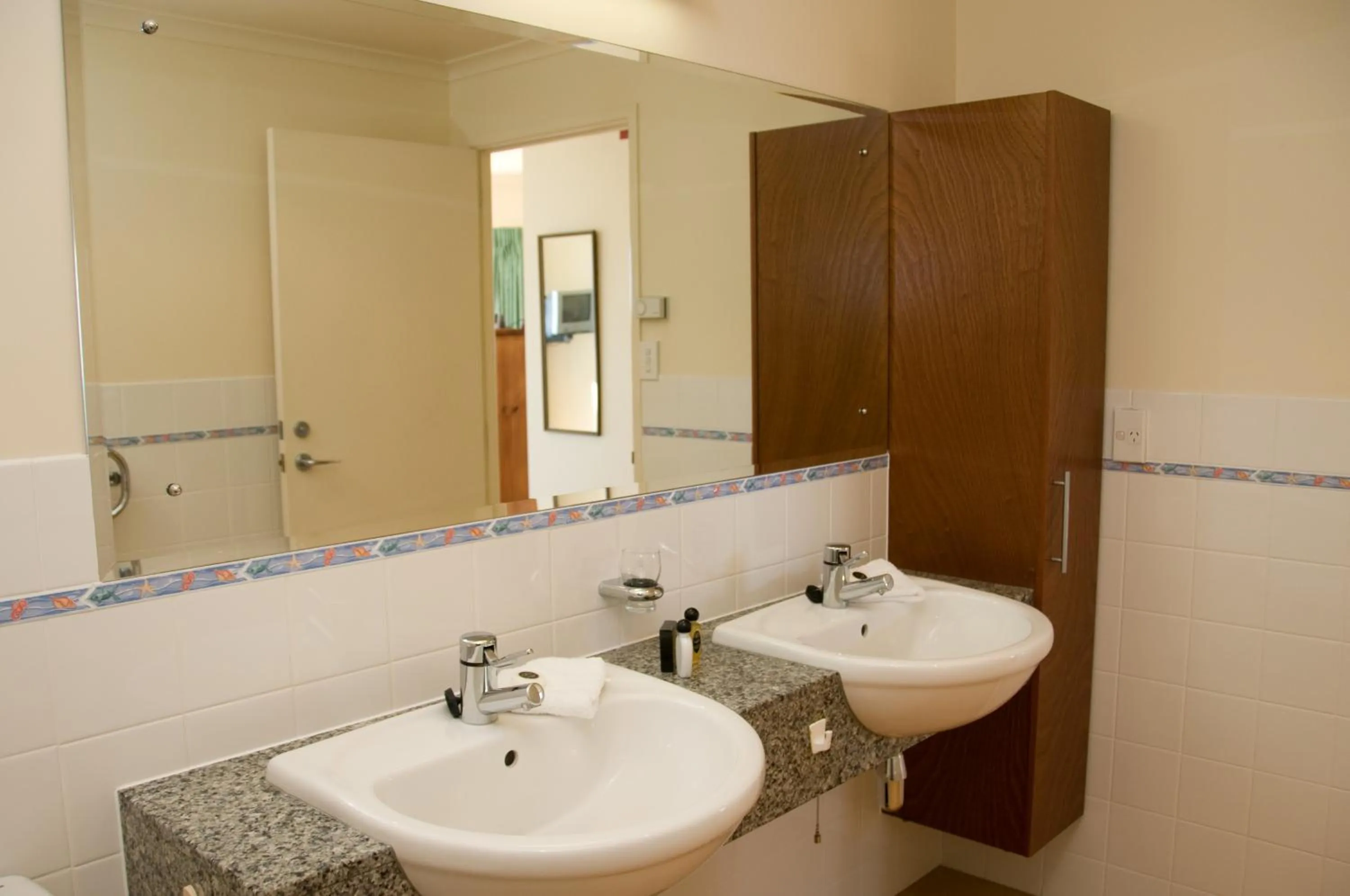 Bathroom in The Reef Beachfront Apartments