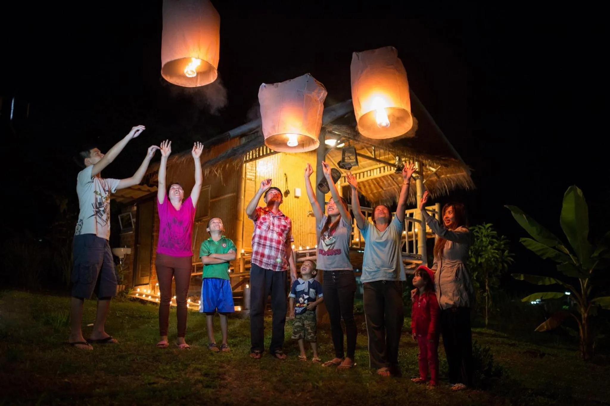 People in Phoomtada Homestay