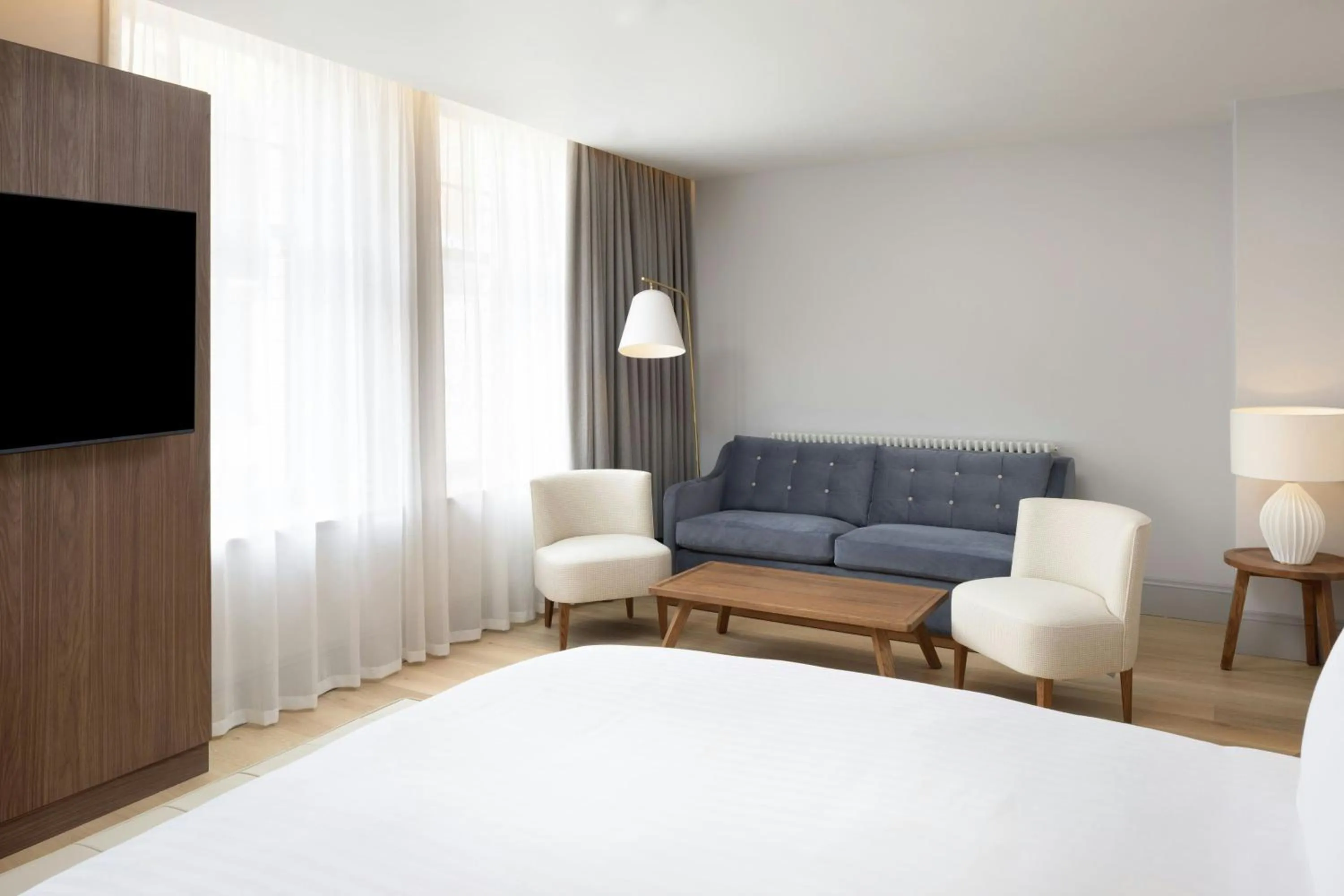 Photo of the whole room, Bed in AC Hotel by Marriott Glasgow