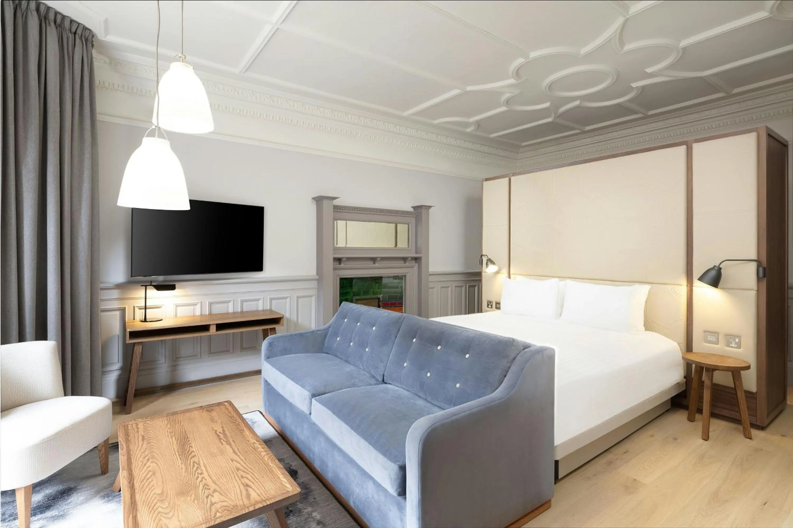 Photo of the whole room, Bed in AC Hotel by Marriott Glasgow