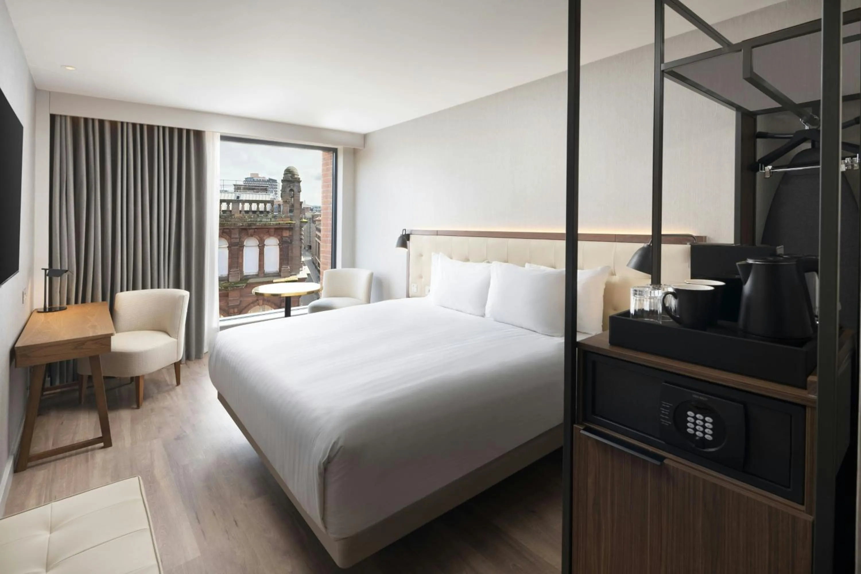 Photo of the whole room, Bed in AC Hotel by Marriott Glasgow