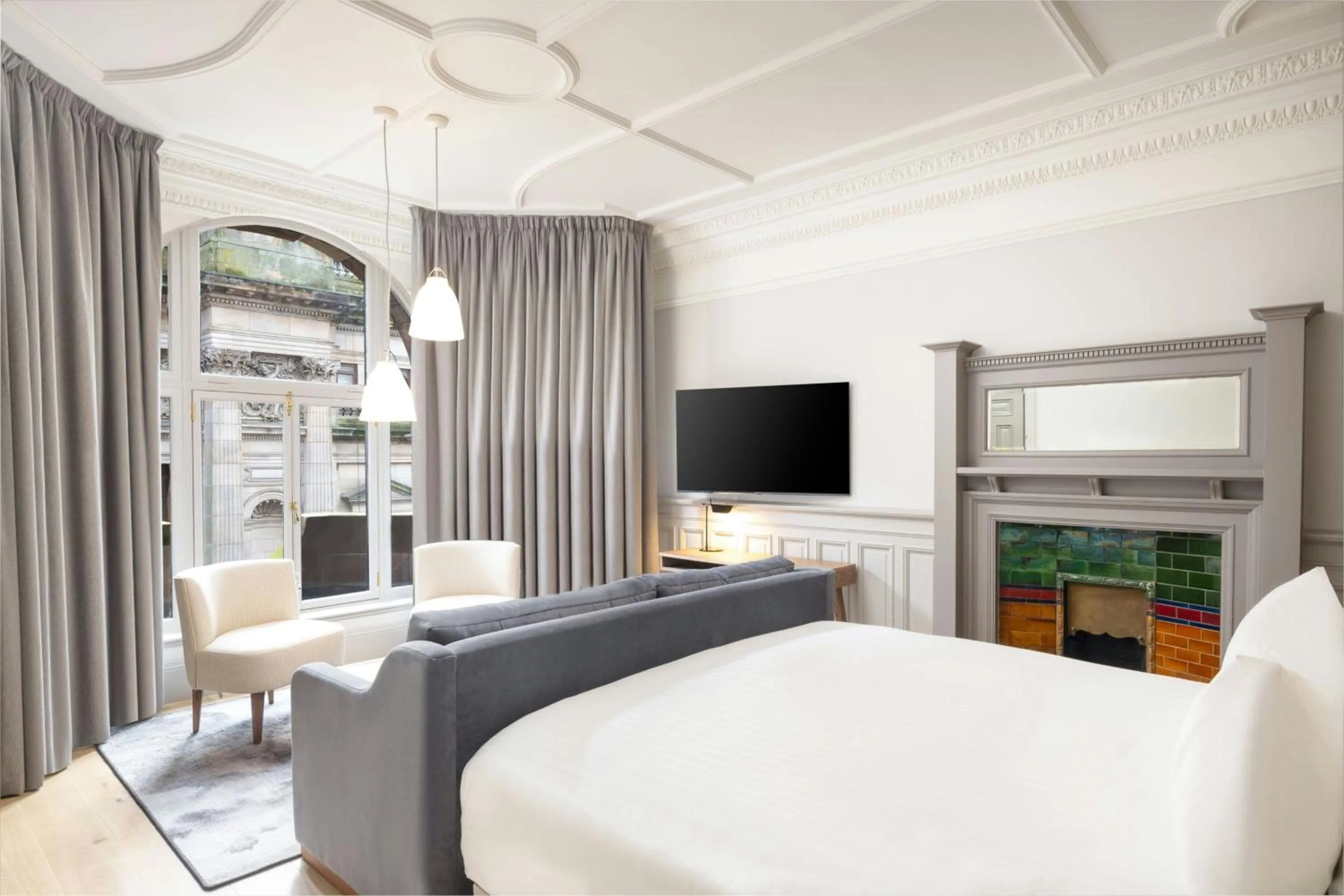 Photo of the whole room, Bed in AC Hotel by Marriott Glasgow