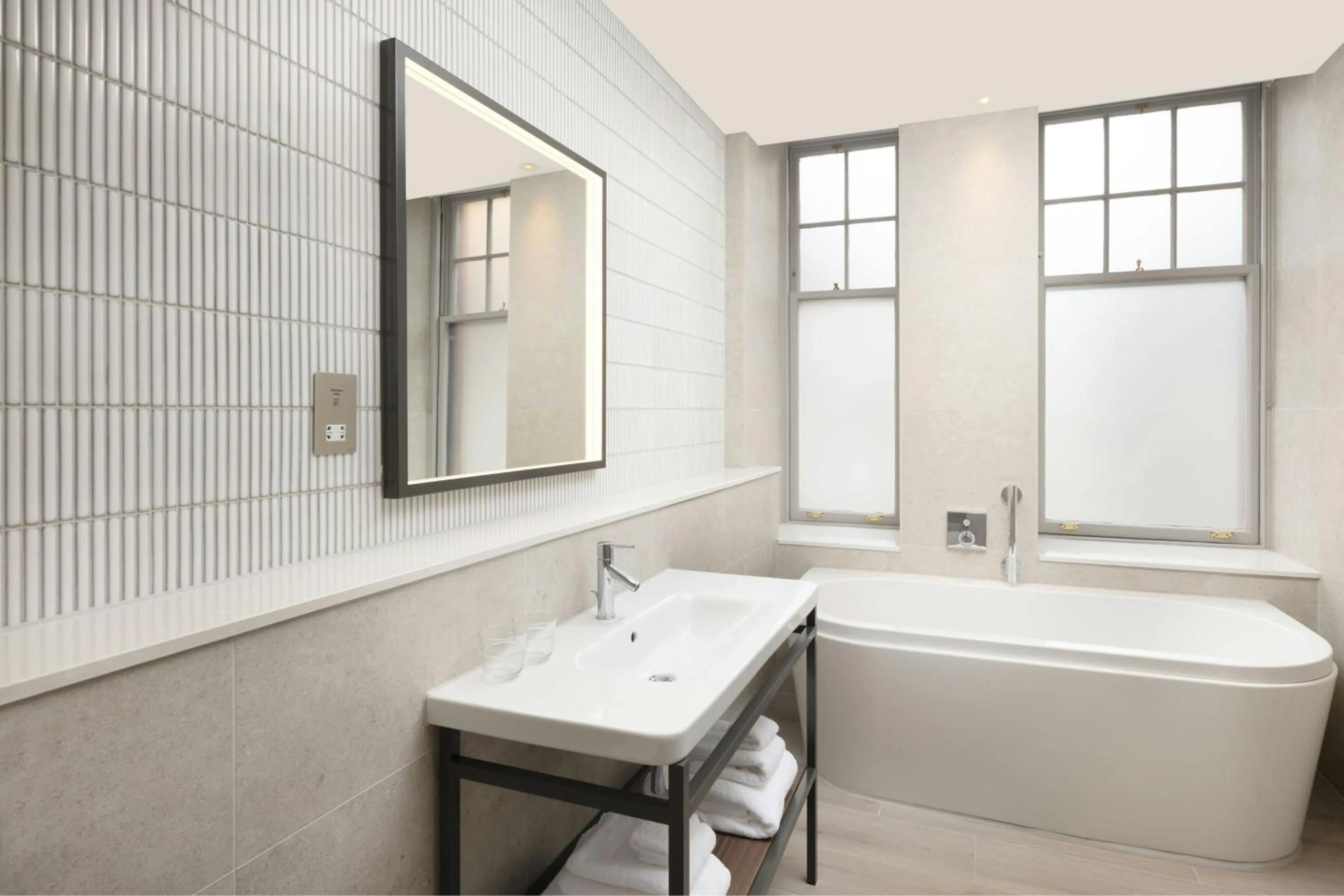 Bathroom in AC Hotel by Marriott Glasgow