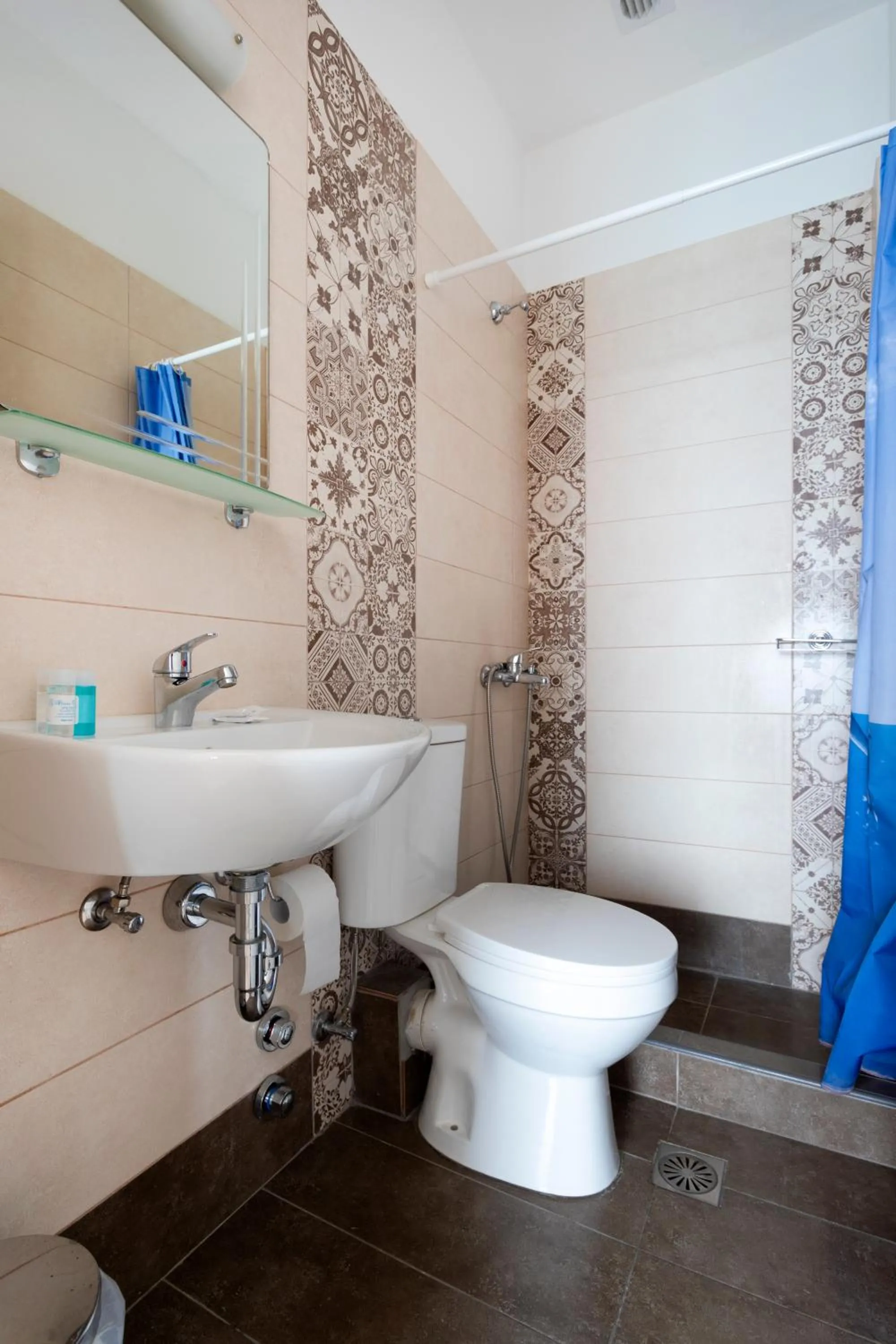 Toilet in Stelios Hotel