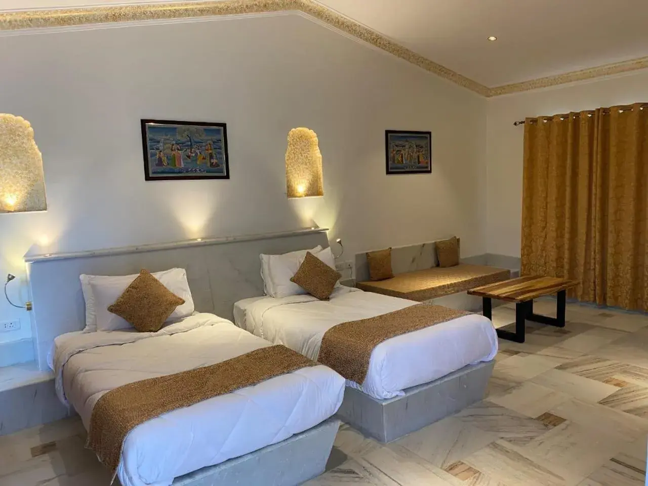 Bedroom in Aangan Resort Bedroom in Aangan Resort