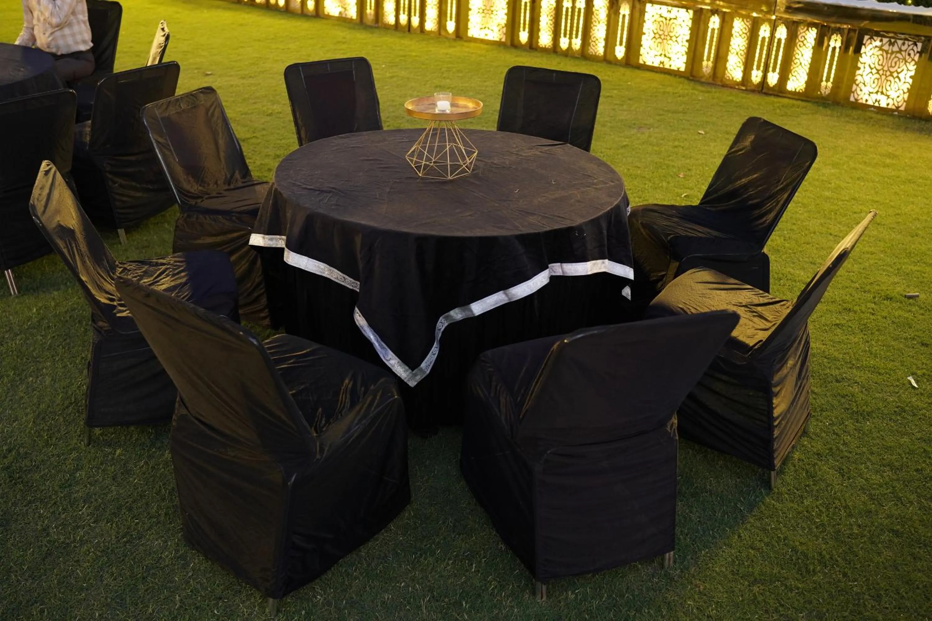 Seating area in Aangan Resort