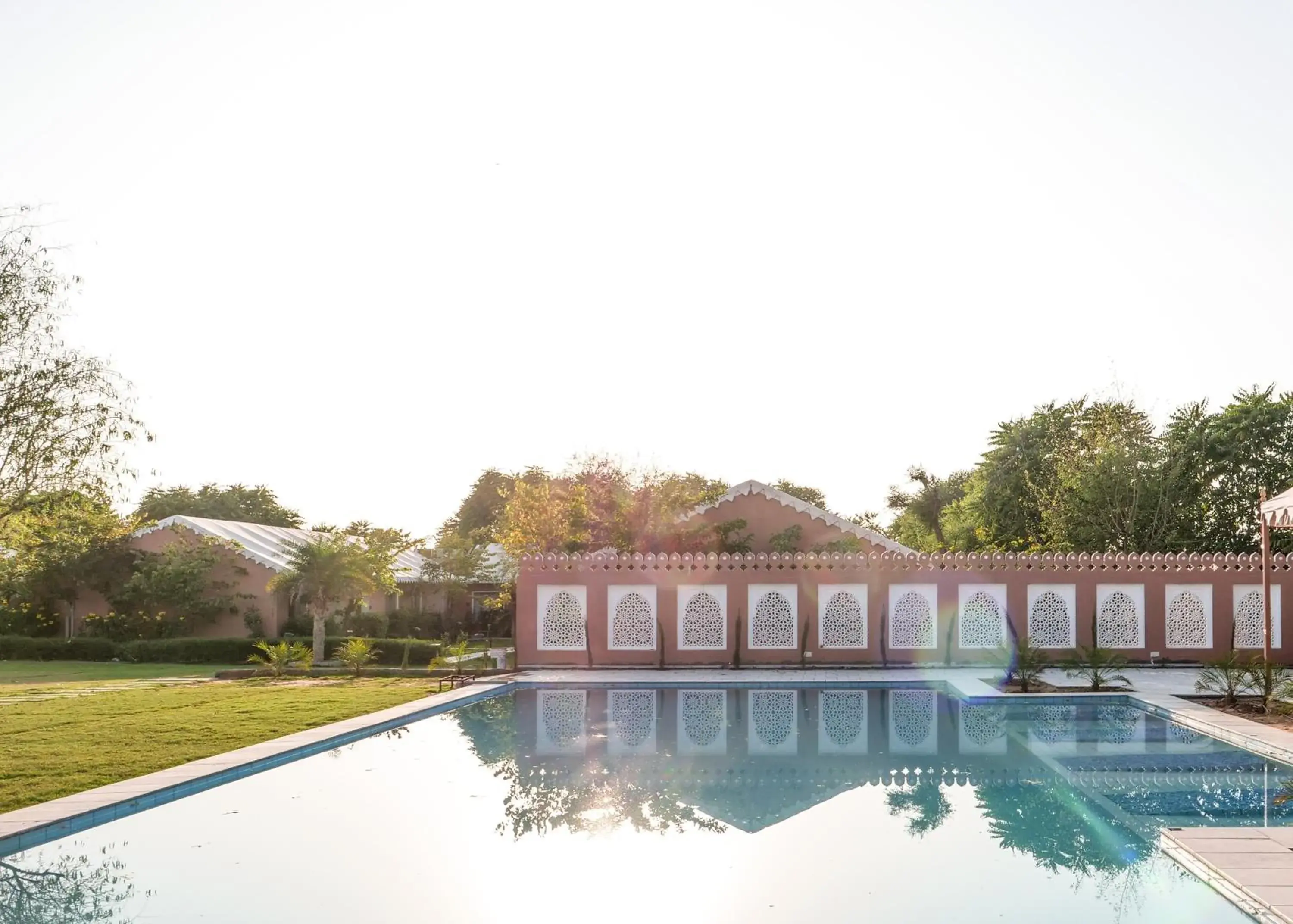 Swimming pool in Aangan Resort Swimming pool in Aangan Resort