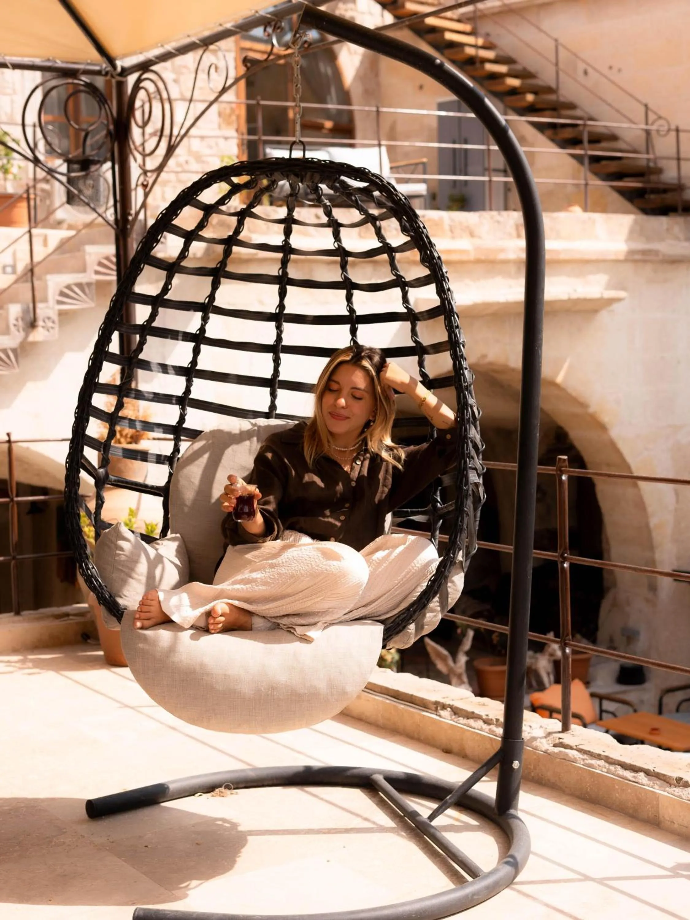 People in Göreme Escape Cave