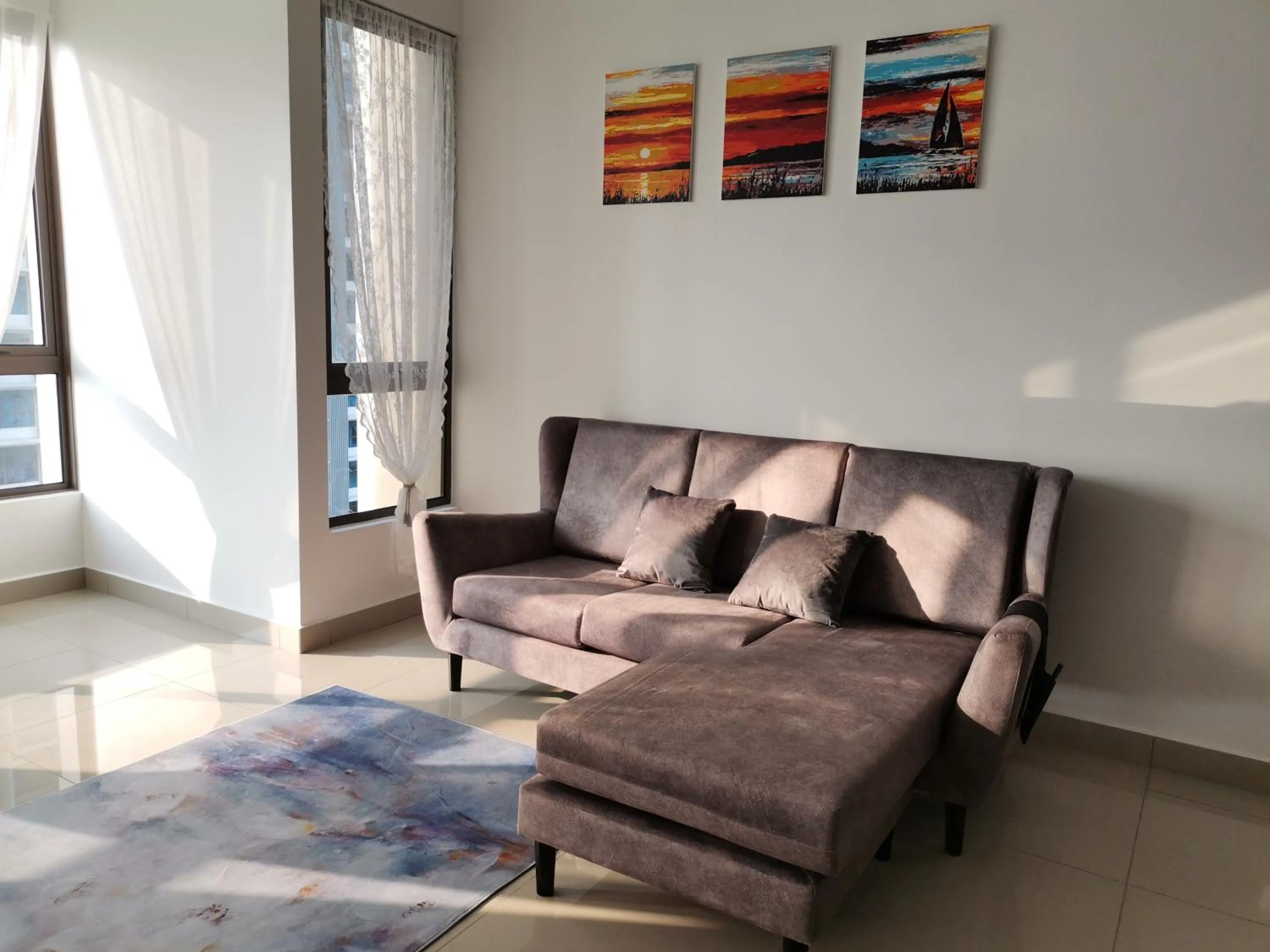 Living room in Bali Residences Melaka by E&E Homestay