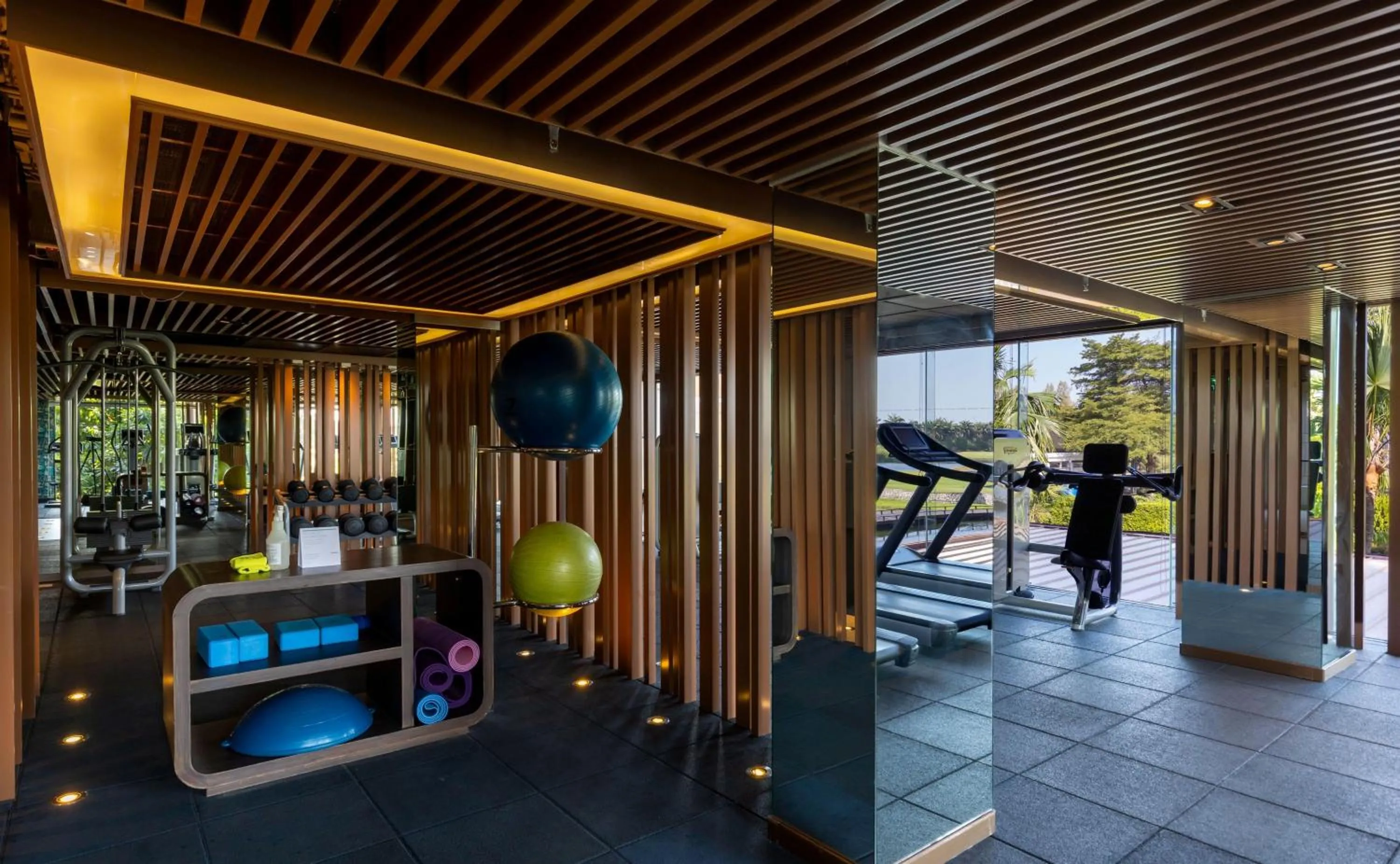 Fitness centre/facilities in Hilton Bangkok Suvarnabhumi Golf Resort & Spa