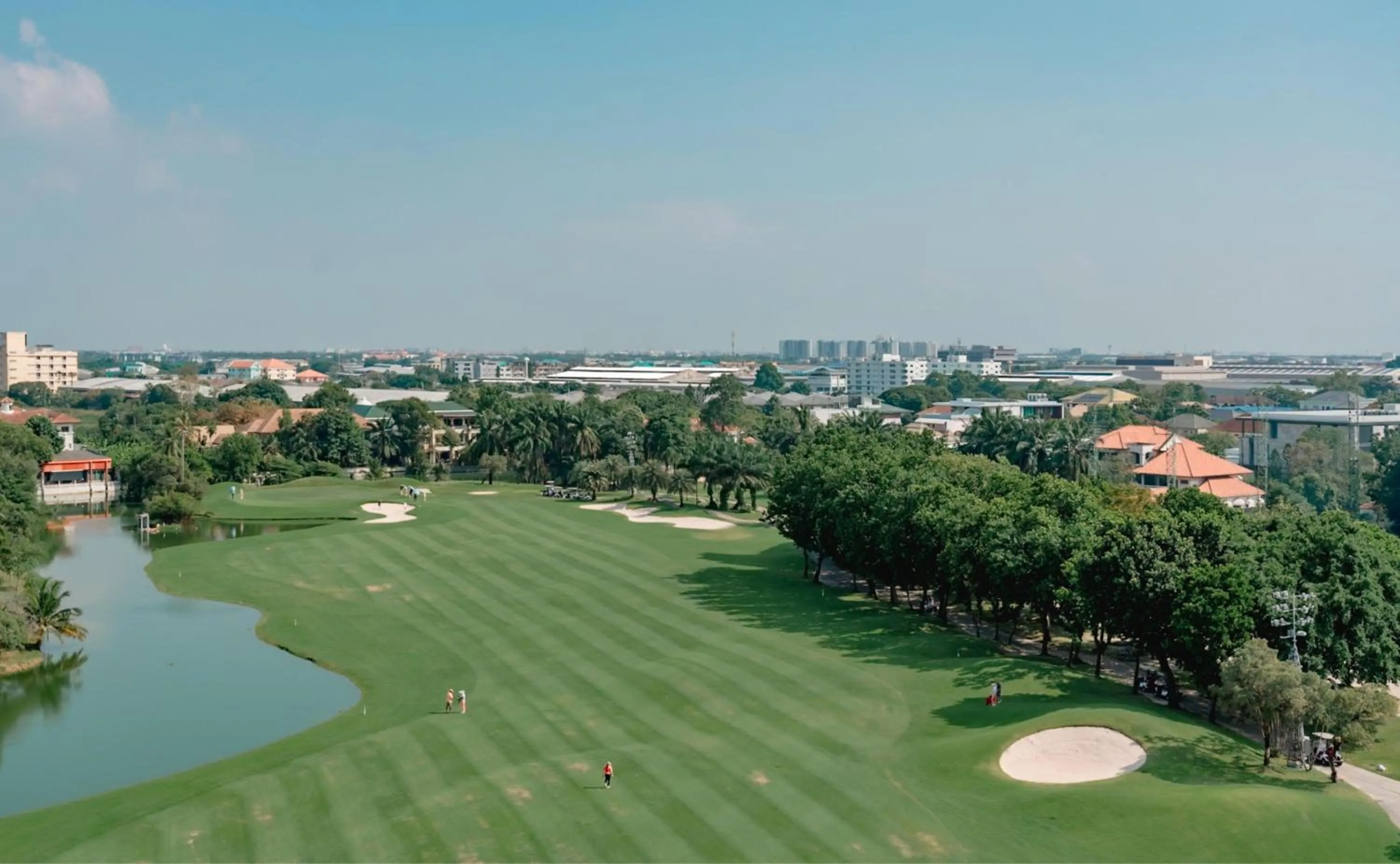 Golfcourse in Hilton Bangkok Suvarnabhumi Golf Resort & Spa