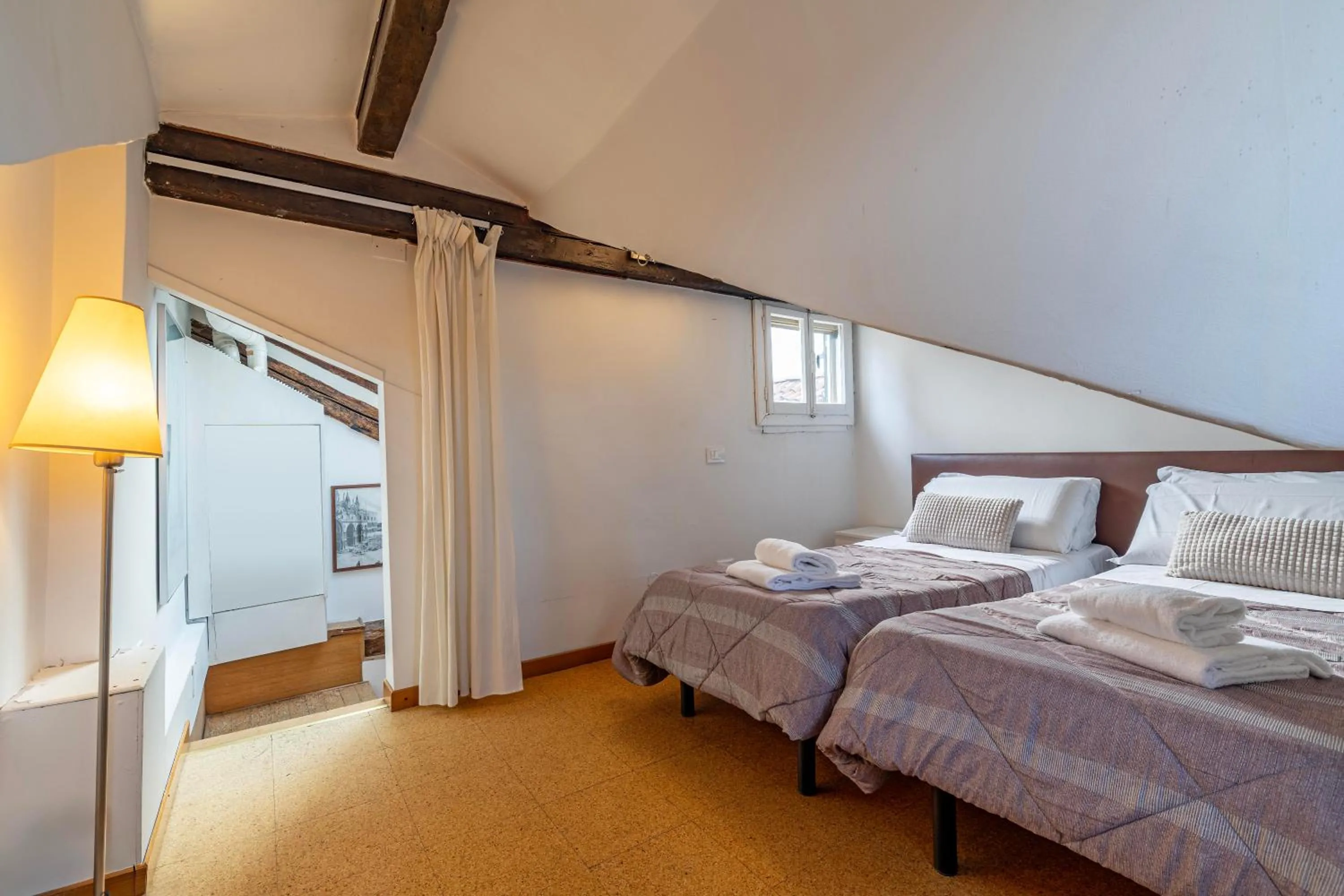 Bed in Attico San Marco