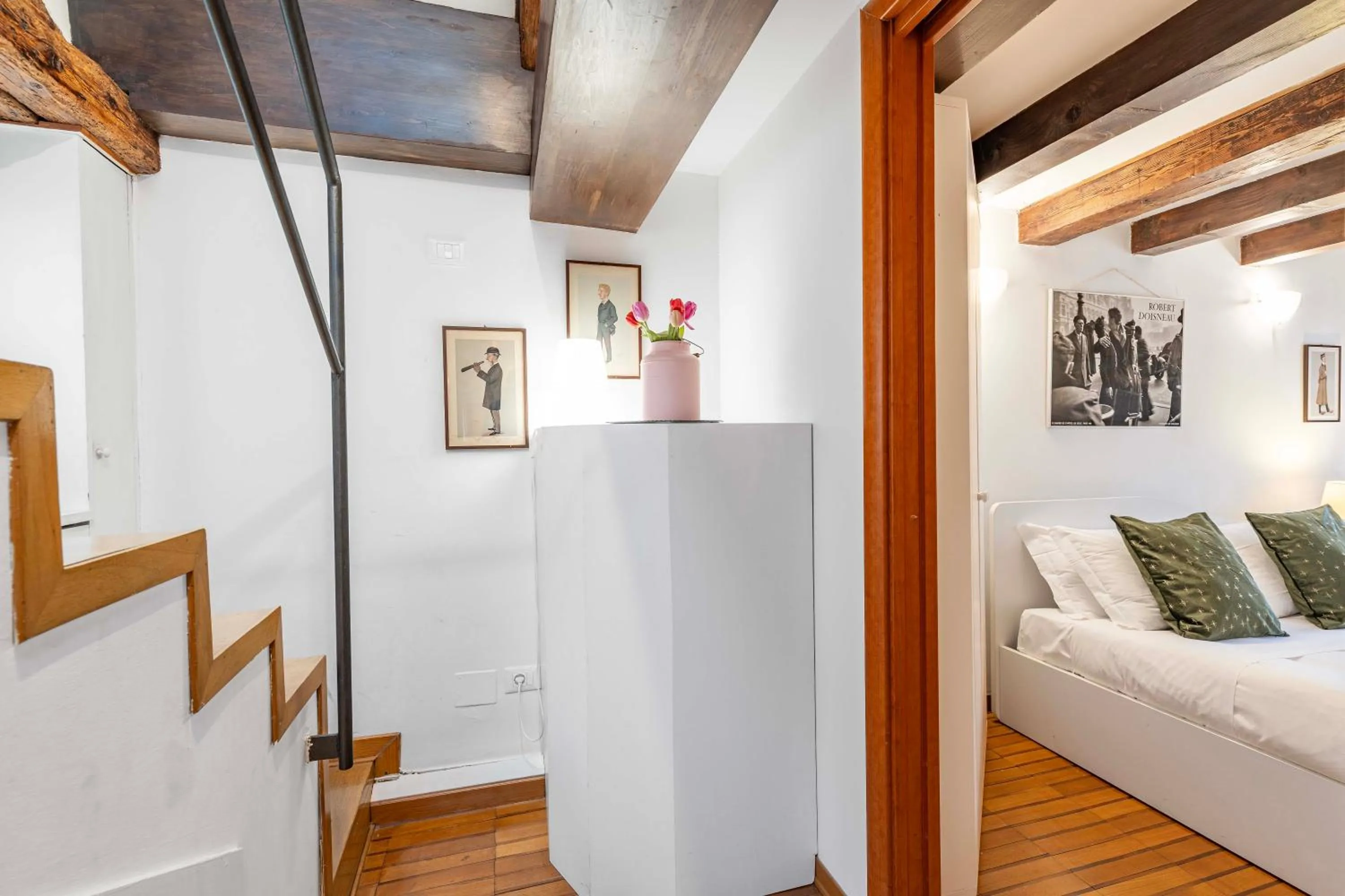 Bed in Attico San Marco