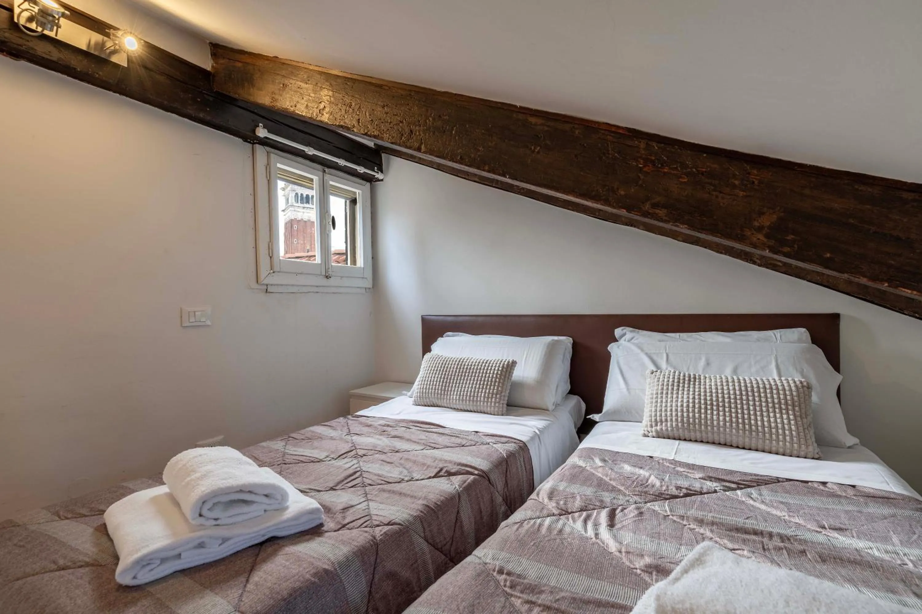 Bed in Attico San Marco