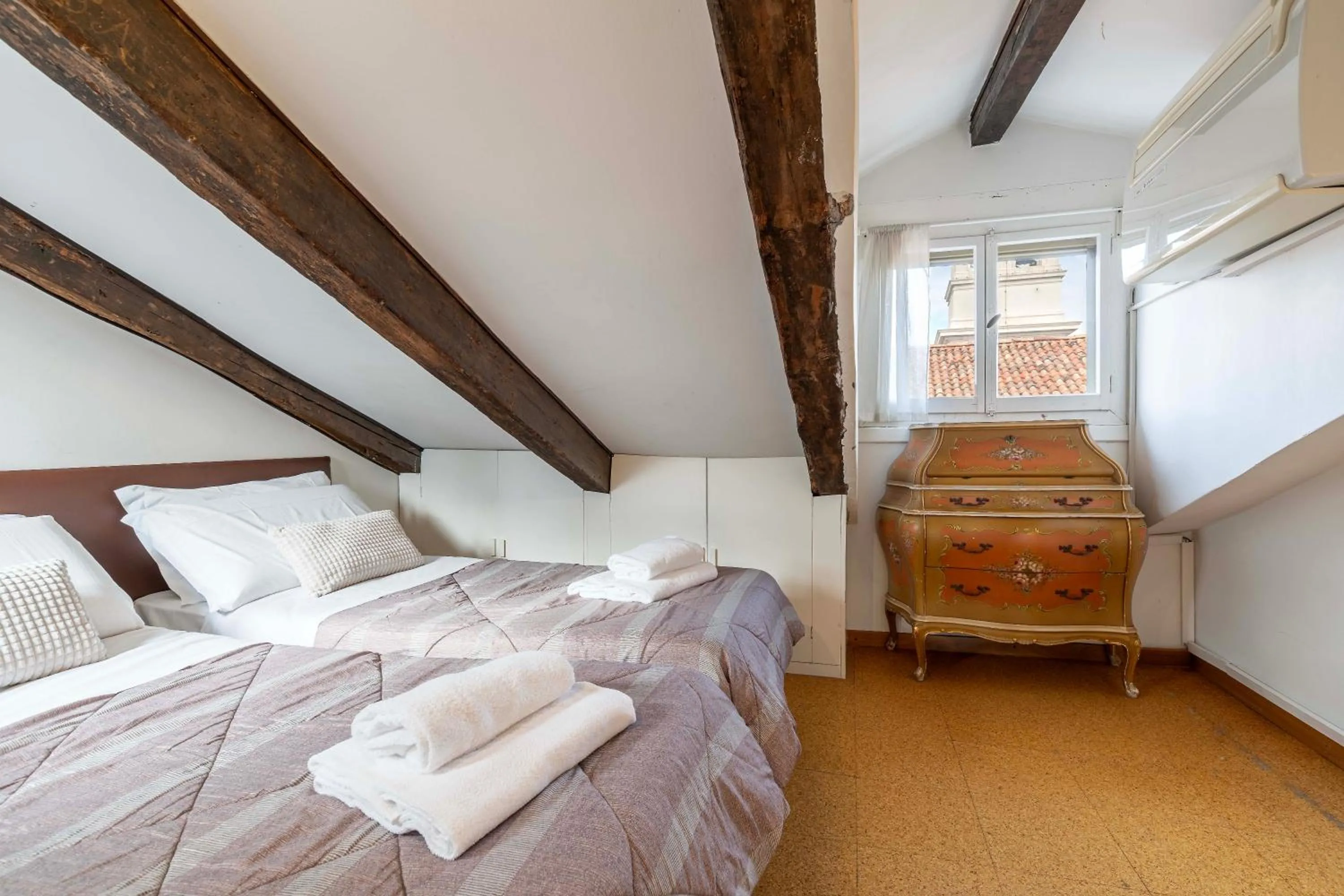 Bed in Attico San Marco
