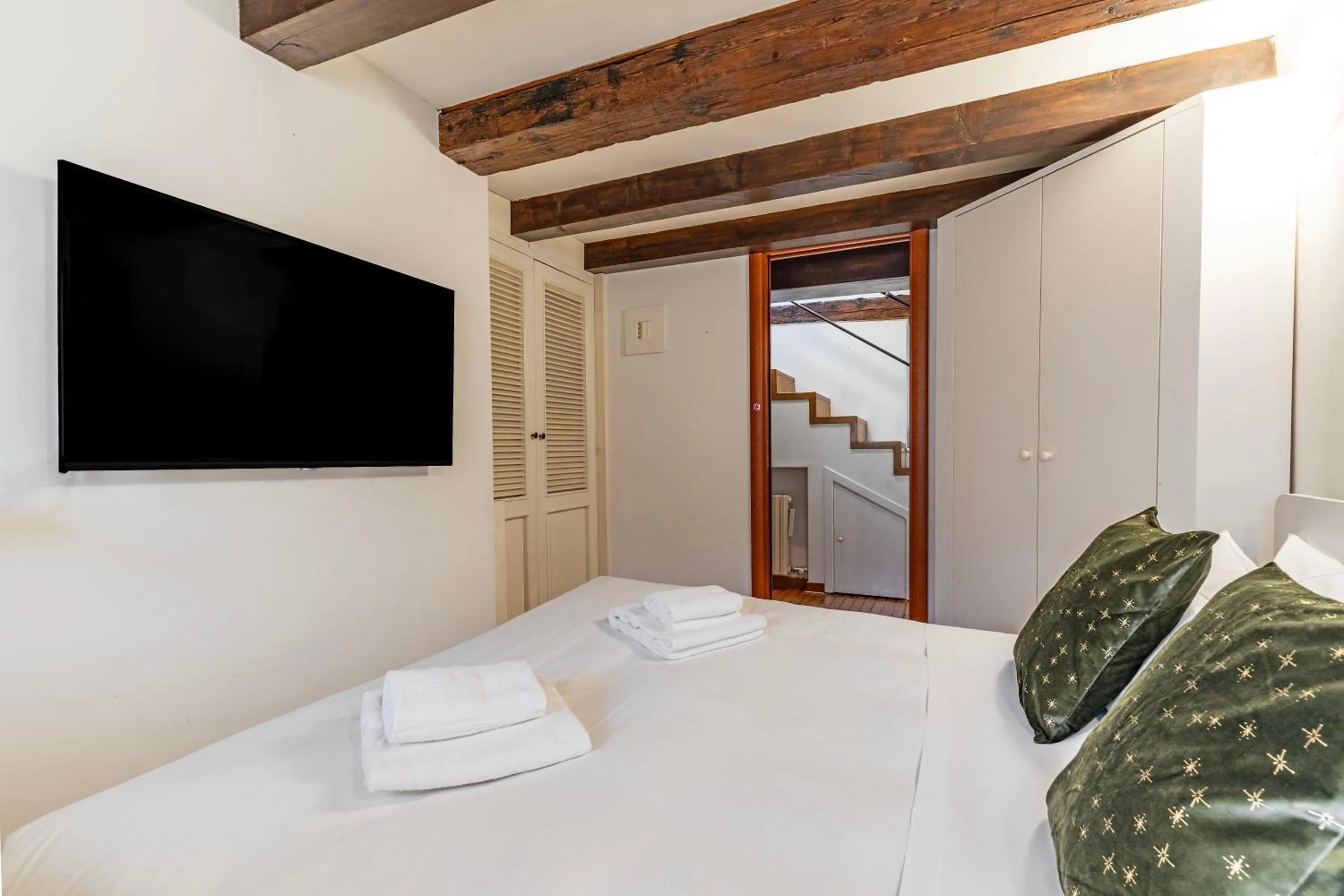Bed in Attico San Marco