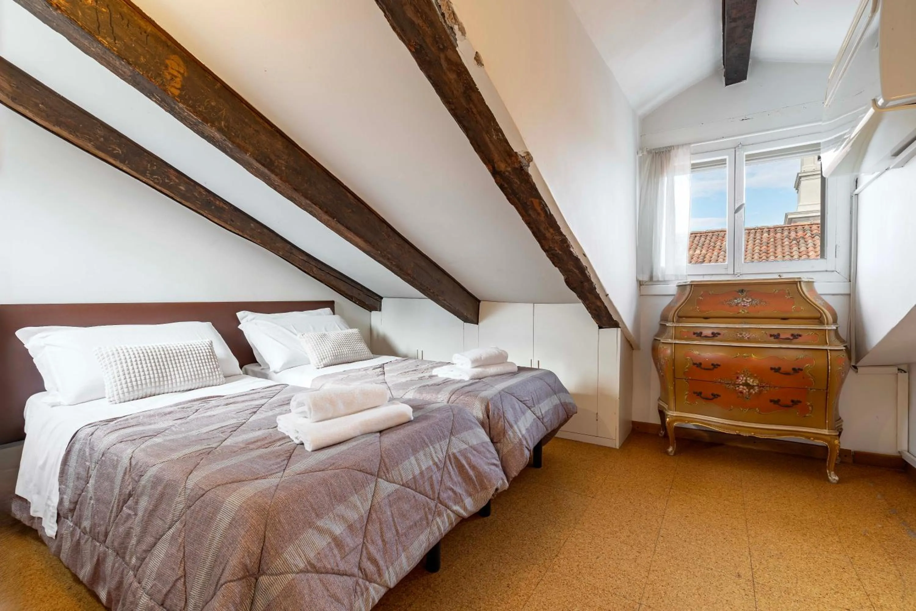 Bed in Attico San Marco