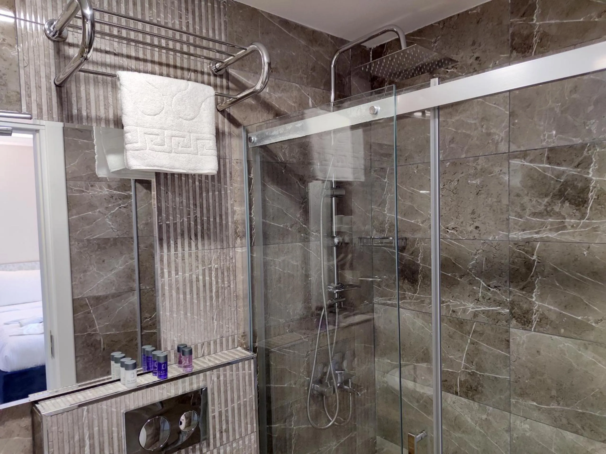 Shower in Galata istanbul Hotel