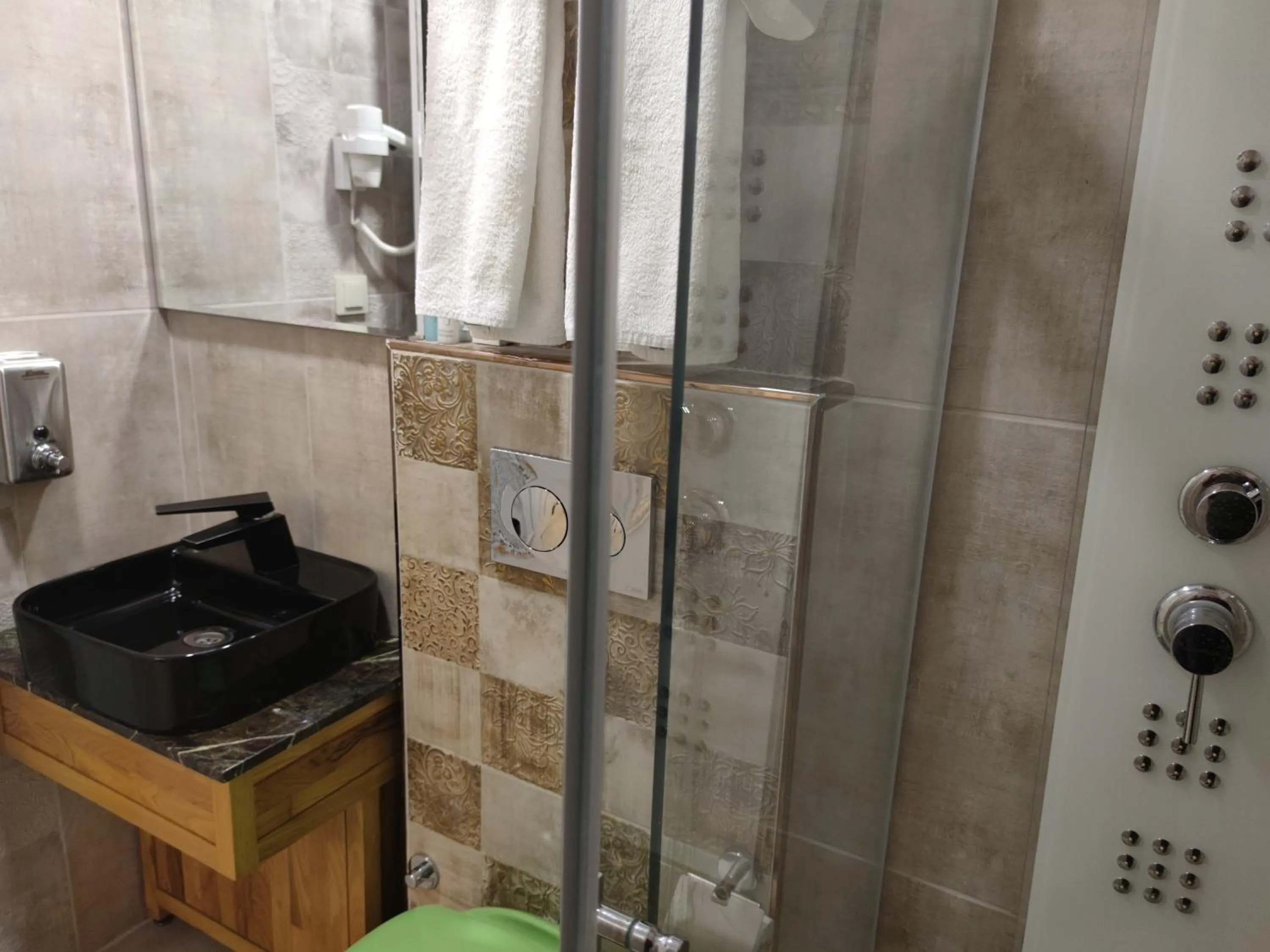 Shower in Galata istanbul Hotel