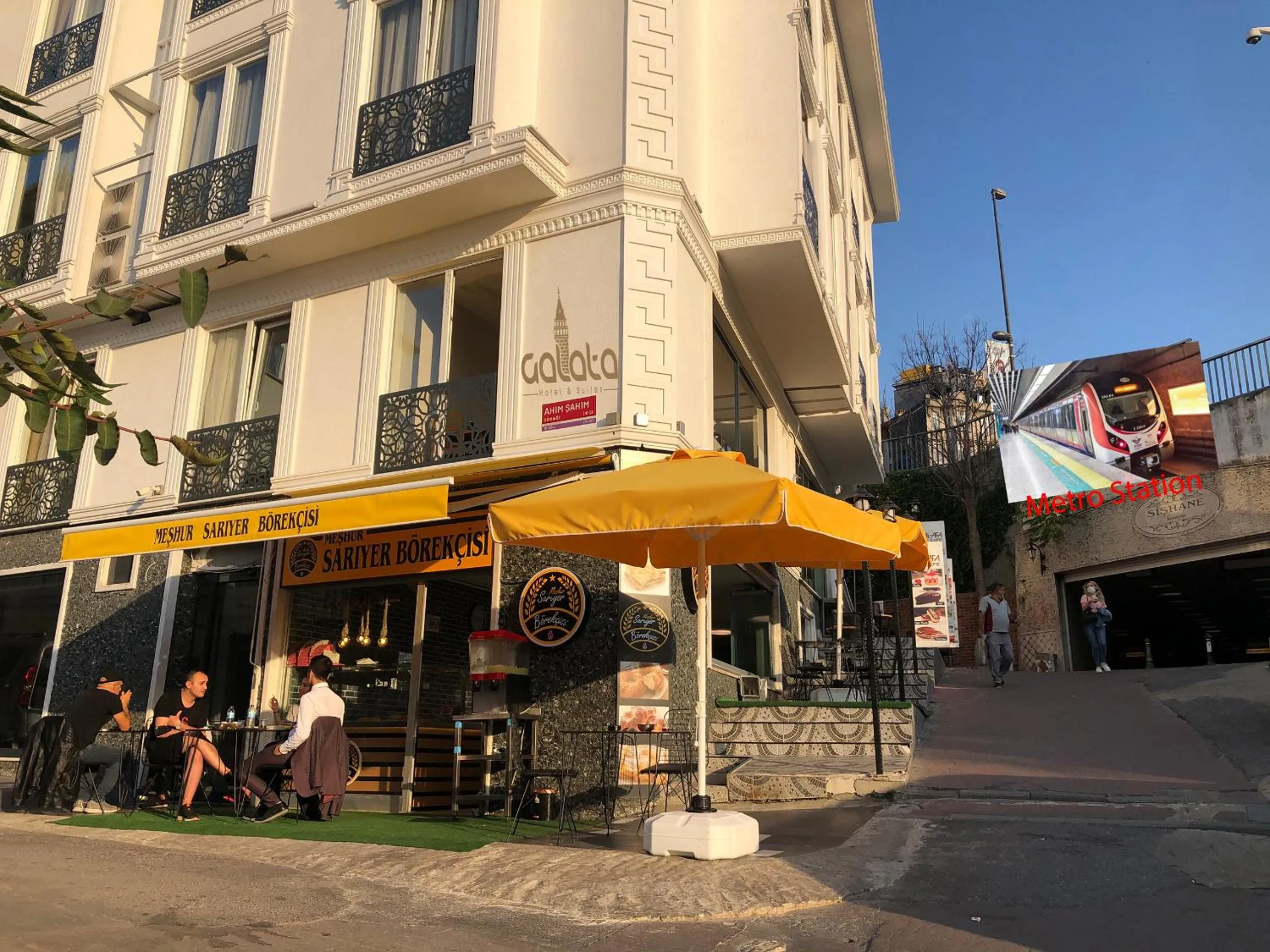 City view in Galata istanbul Hotel