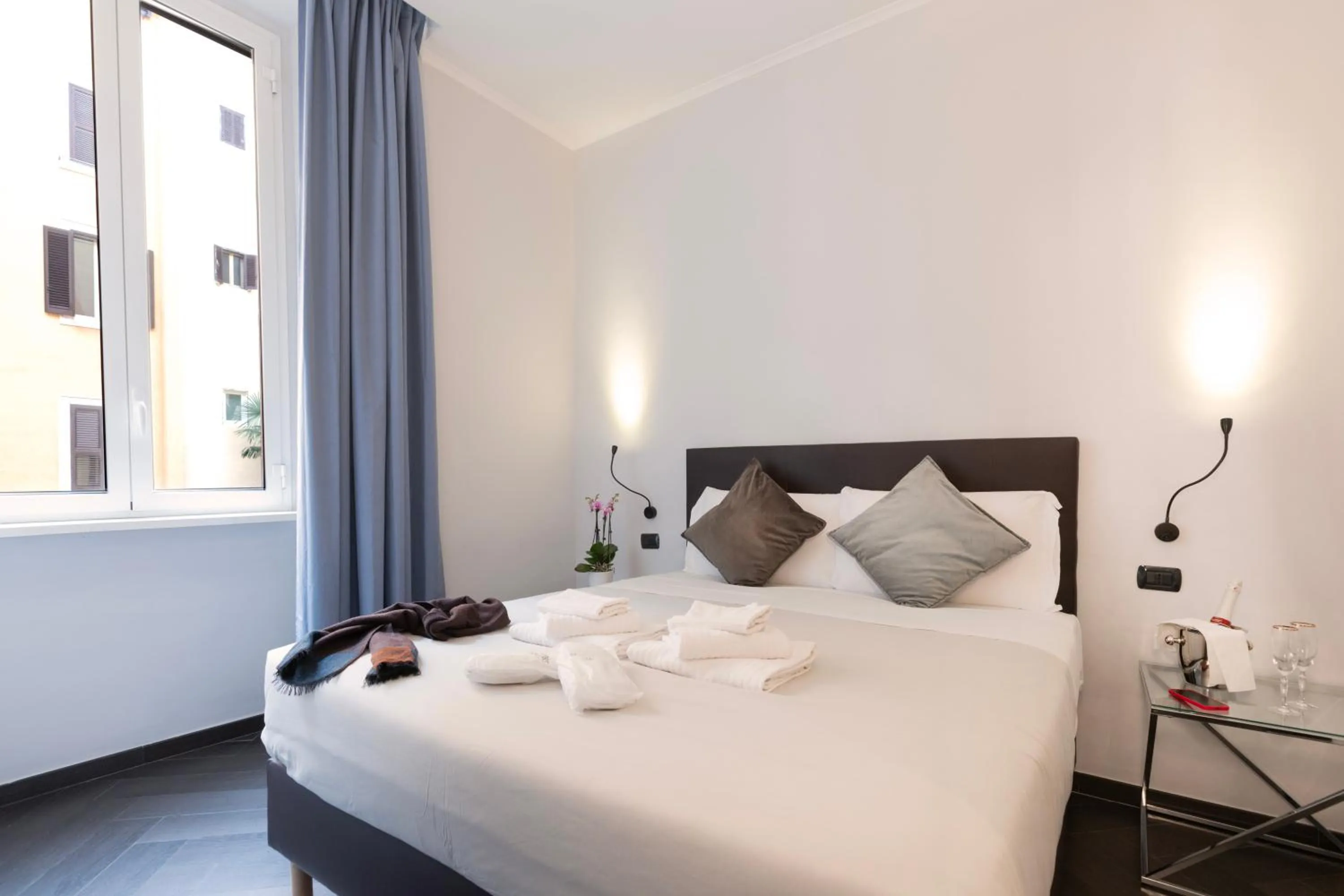 Bed in Cloud 9 Hotel