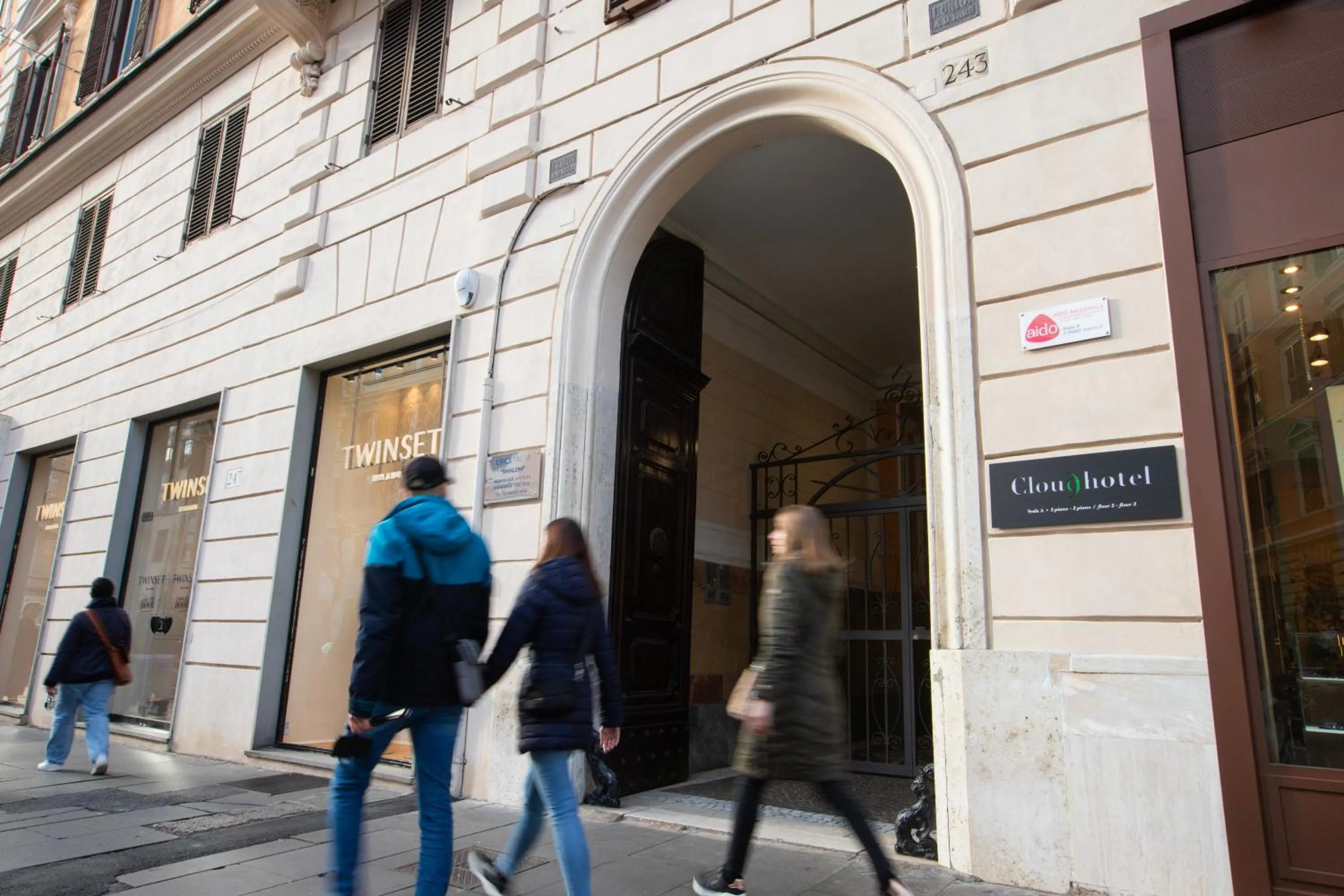 Facade/entrance in Cloud 9 Hotel