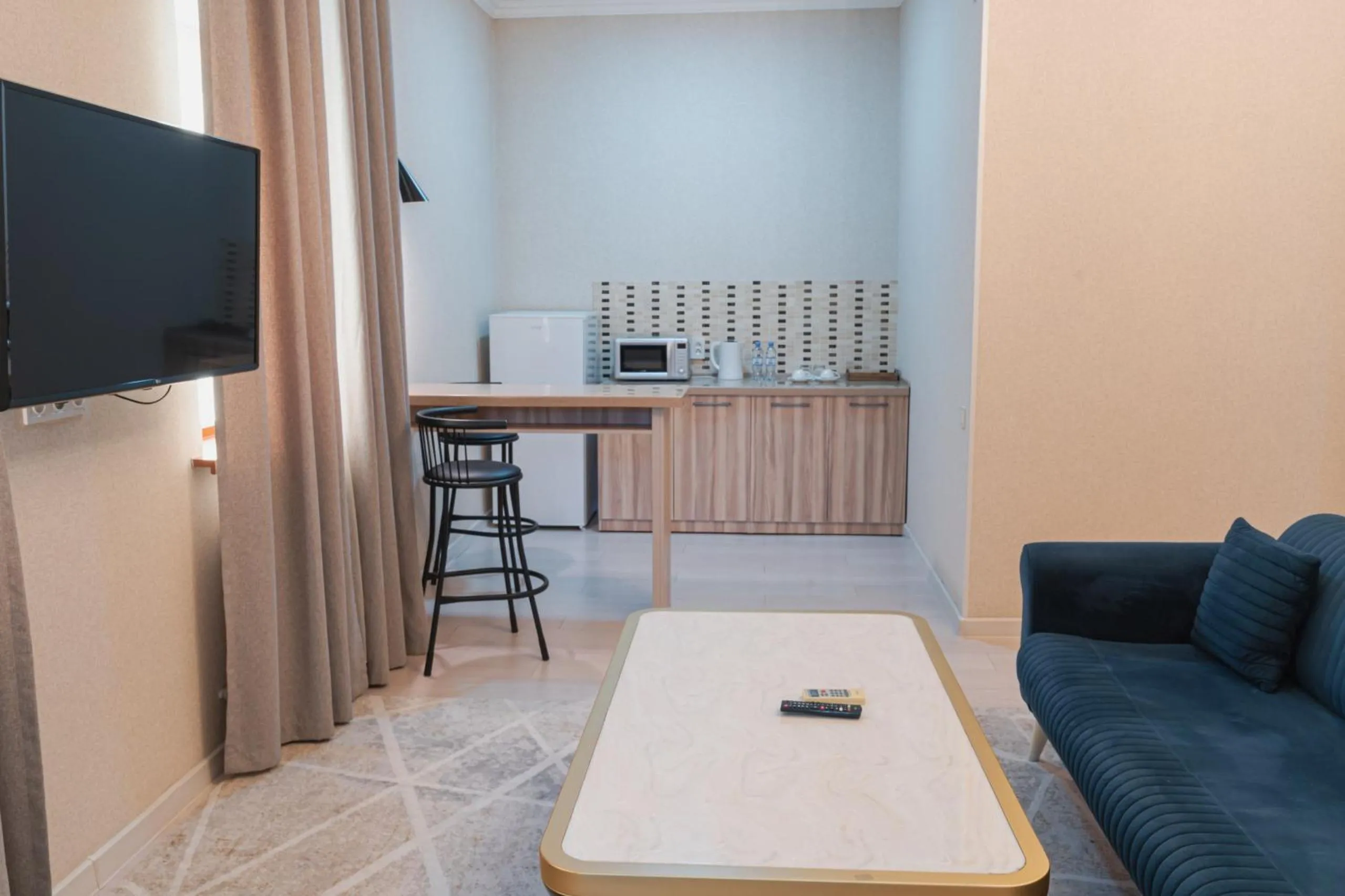 Kitchen or kitchenette in Altair Hotel