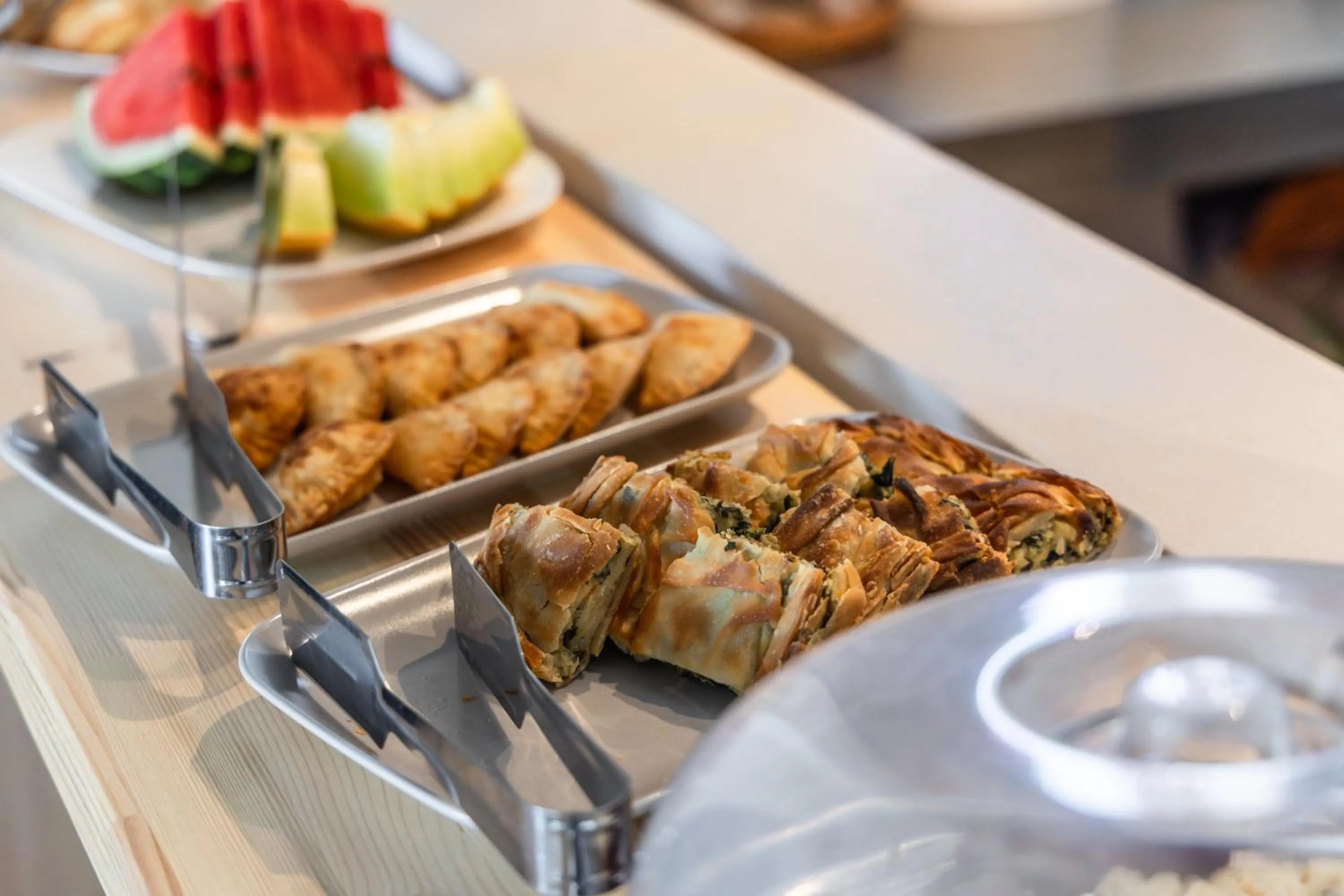 Buffet breakfast in Afroessa Milos