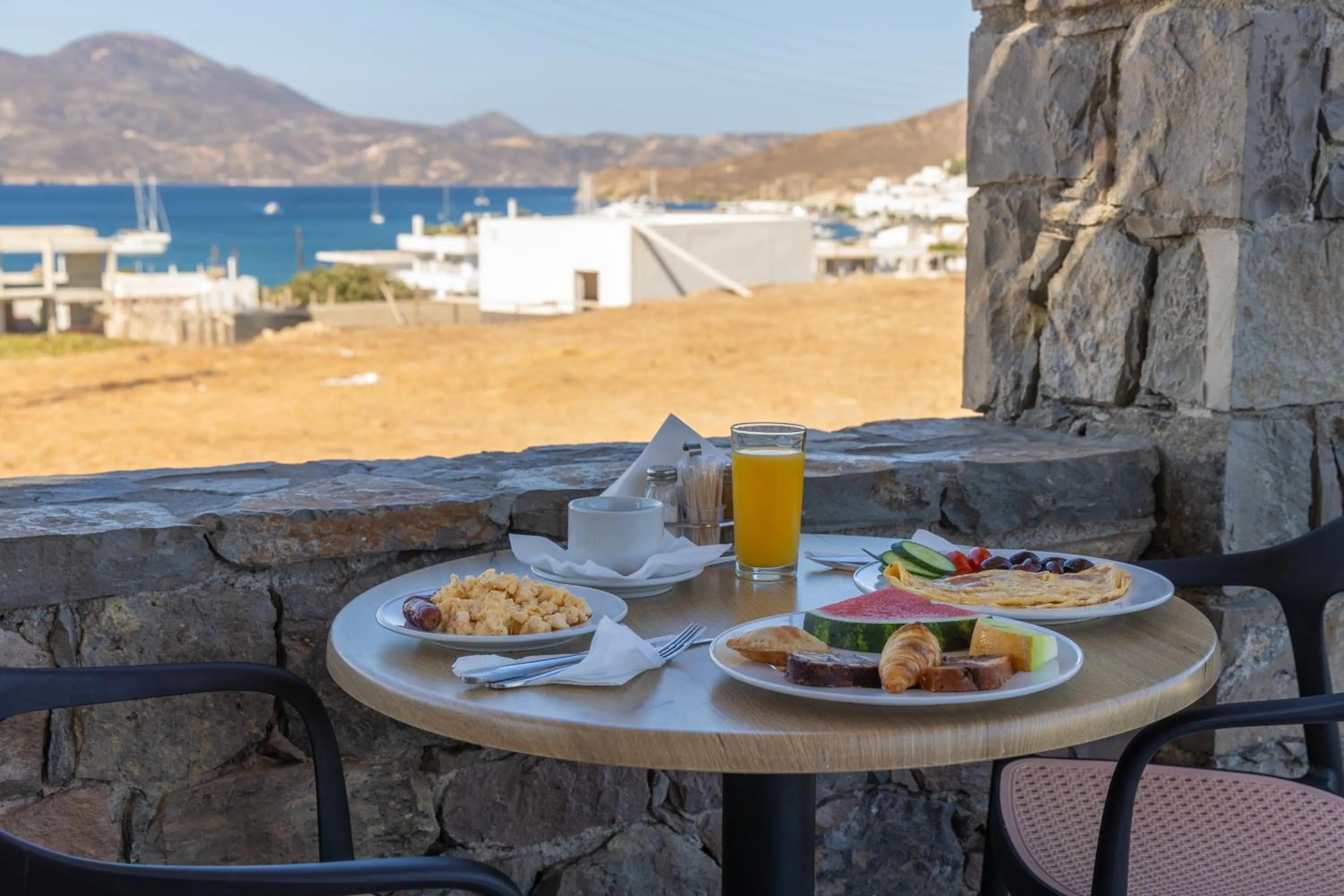 Natural landscape in Afroessa Milos