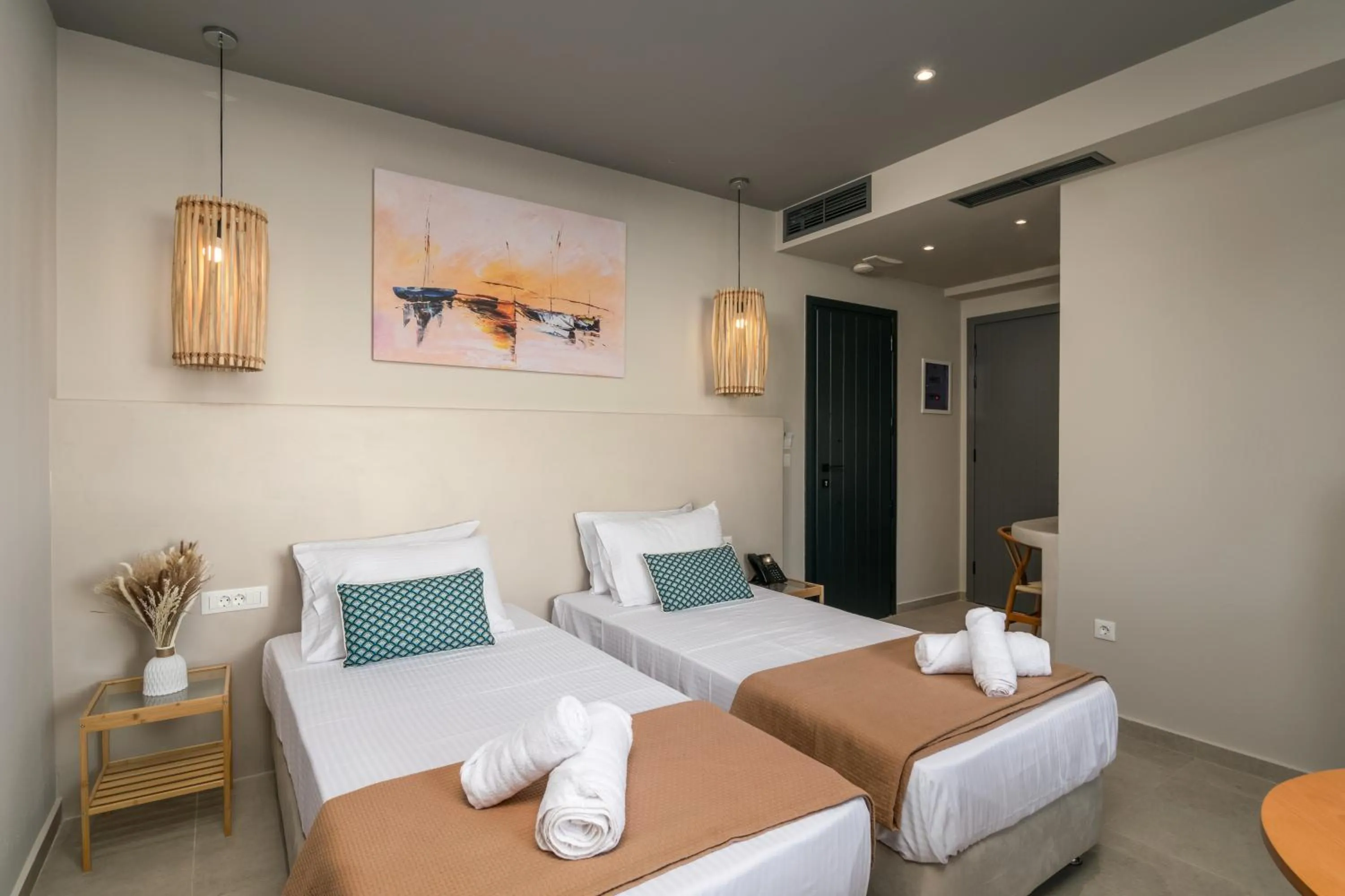 Bedroom, Bed in Afroessa Milos