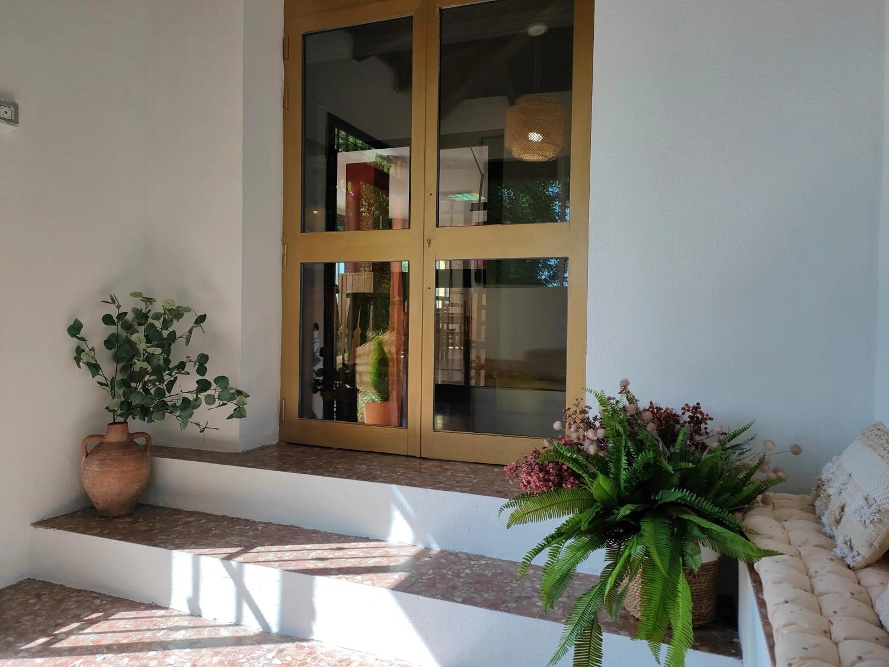 Lobby or reception in Hostal Mirall Rural