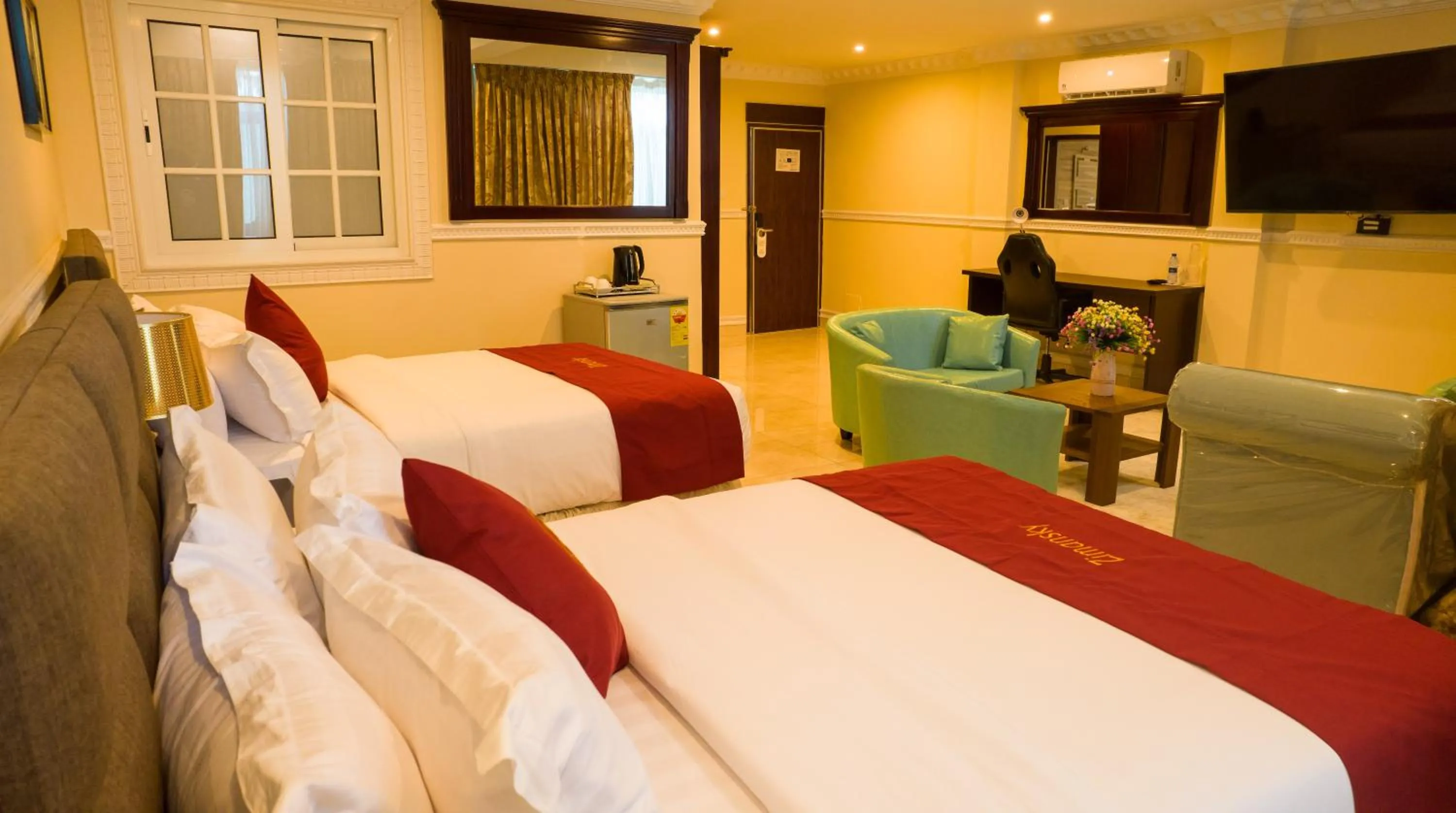 Bed in Zimansky Hotel