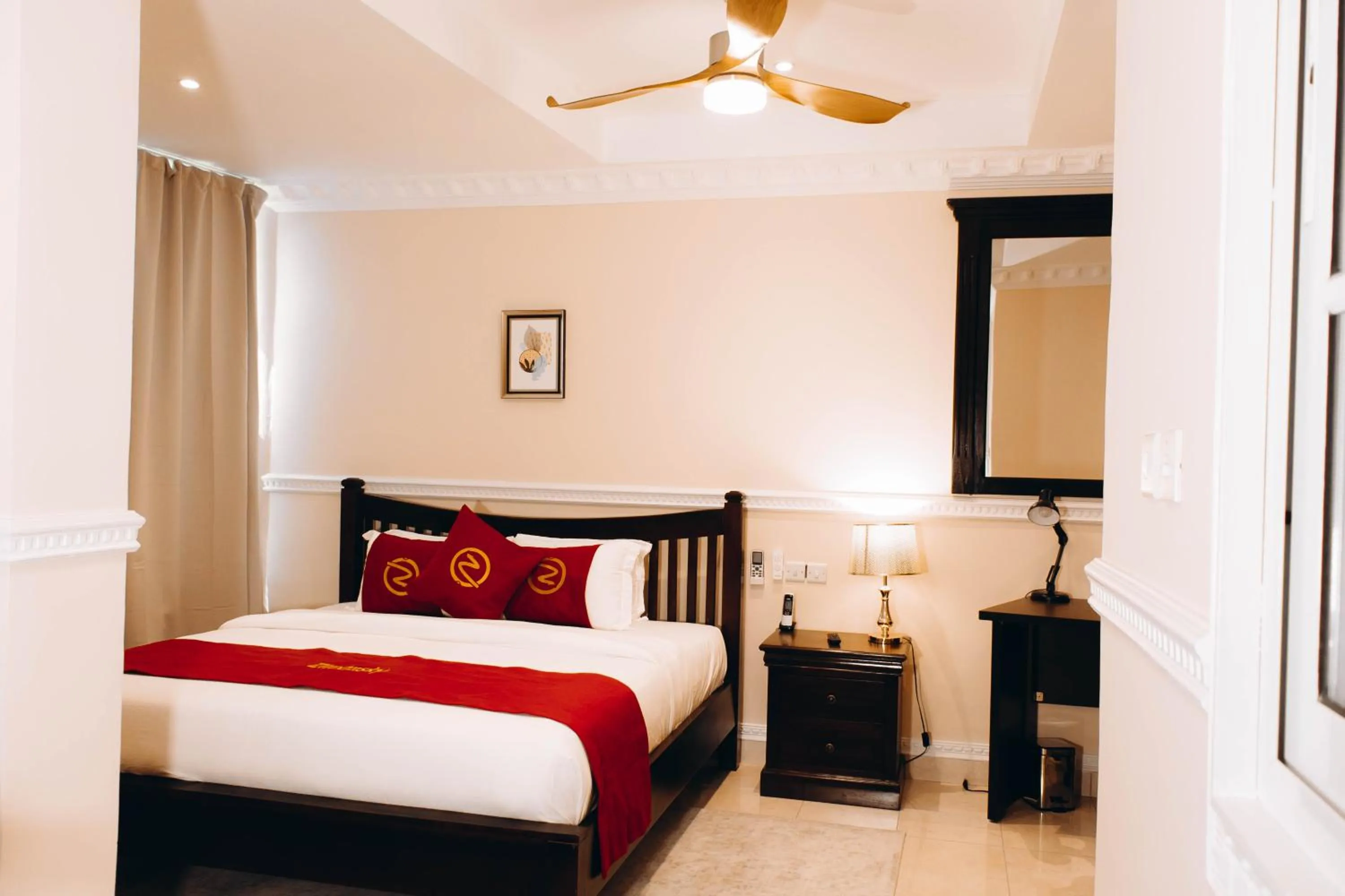 Bed in Zimansky Hotel