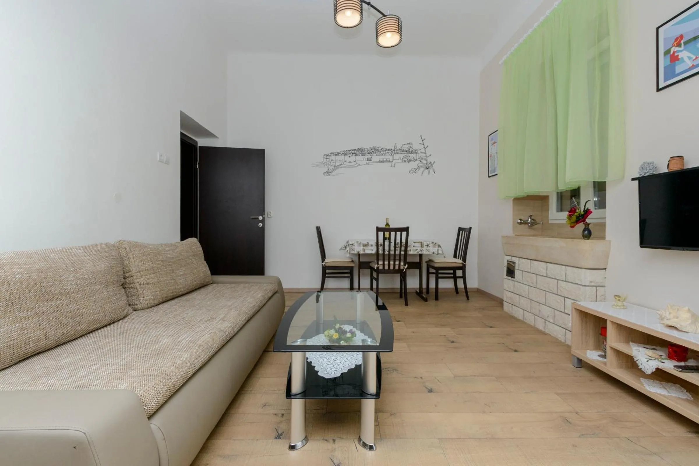 Living room in Apartments Pully
