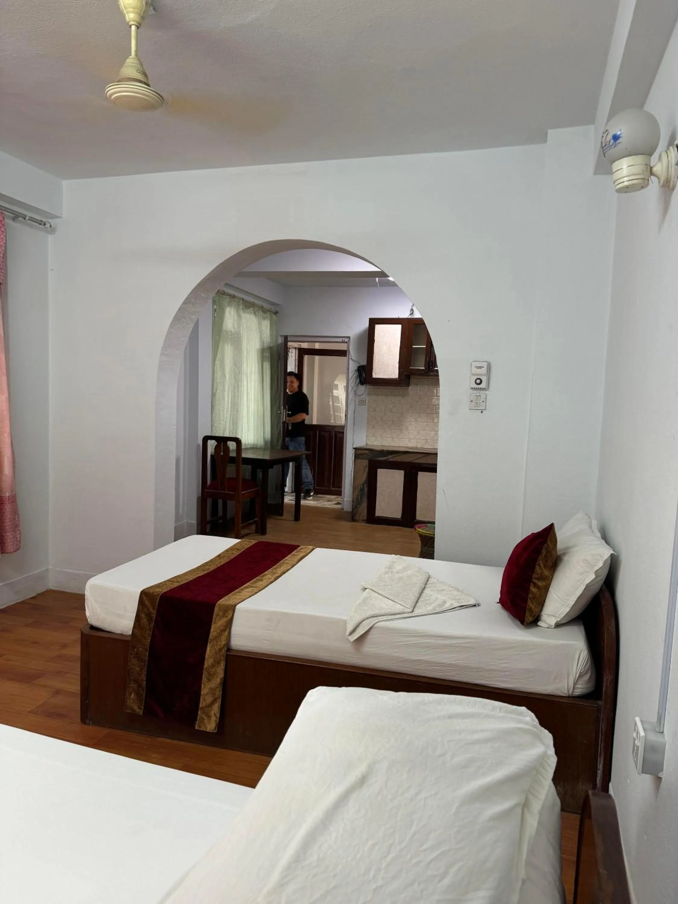 Bed in Om Tara Guest House Pvt Ltd