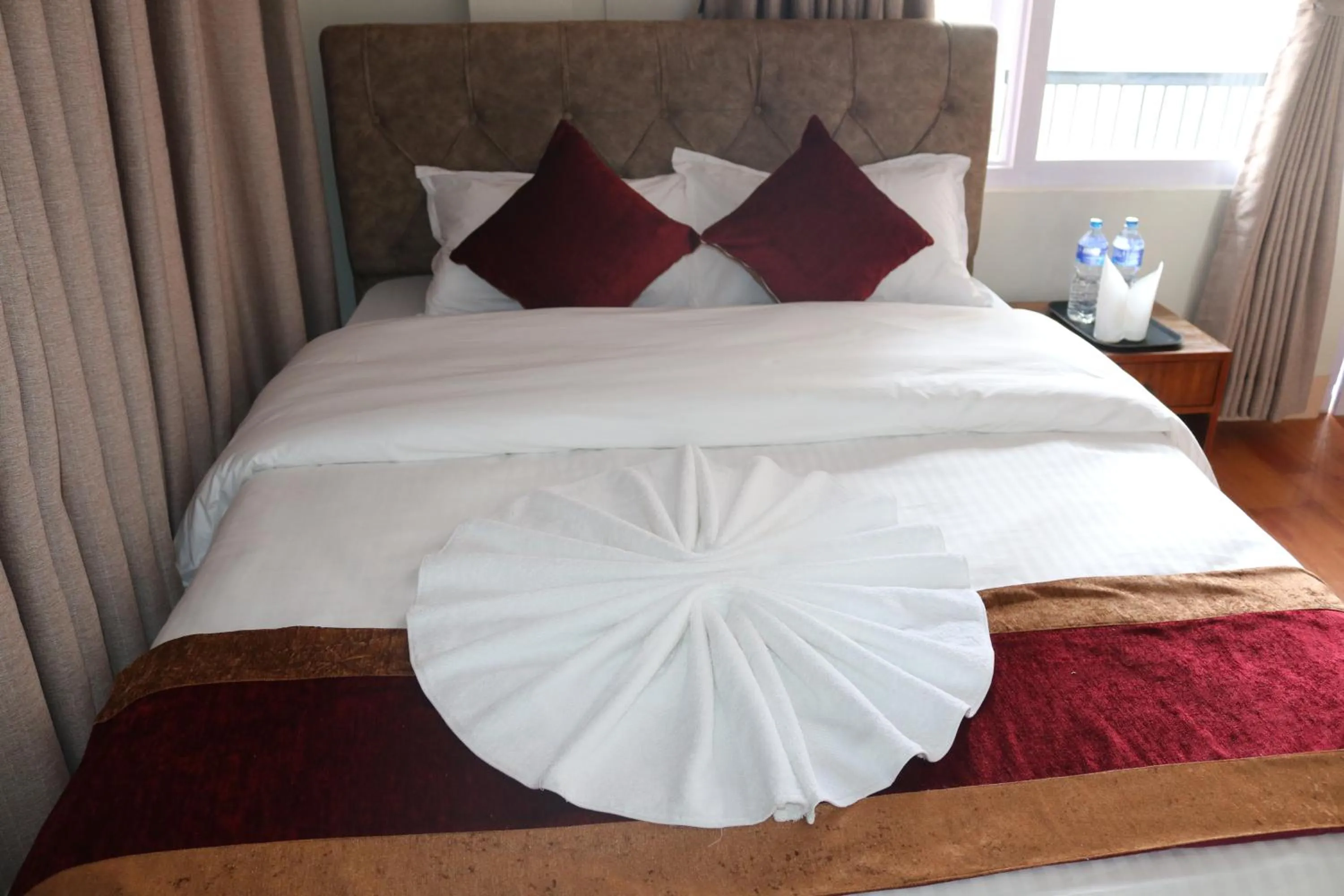 Bed in Om Tara Guest House Pvt Ltd