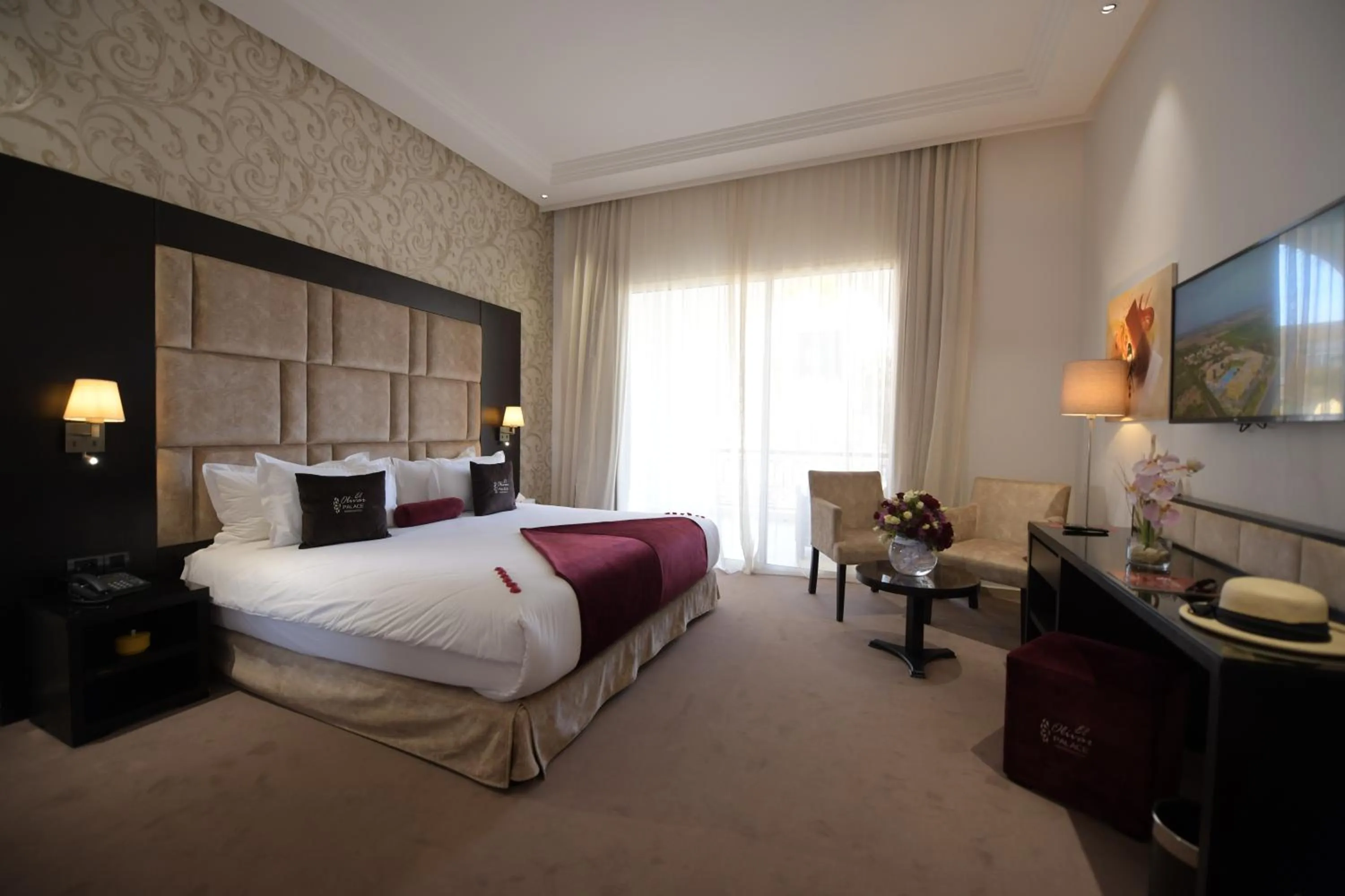 Bed in El Olivar Palace Marrakech All Inclusive, Aquapark & SPA