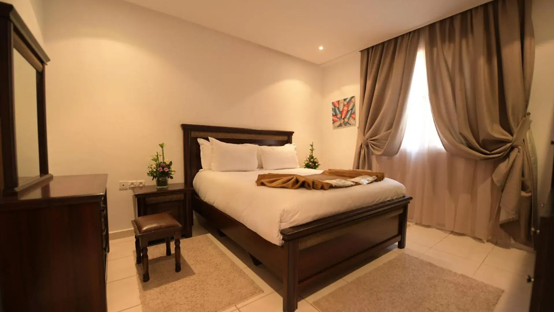 Bed in El Olivar Palace Marrakech All Inclusive, Aquapark & SPA Bed in El Olivar Palace Marrakech All Inclusive, Aquapark & SPA