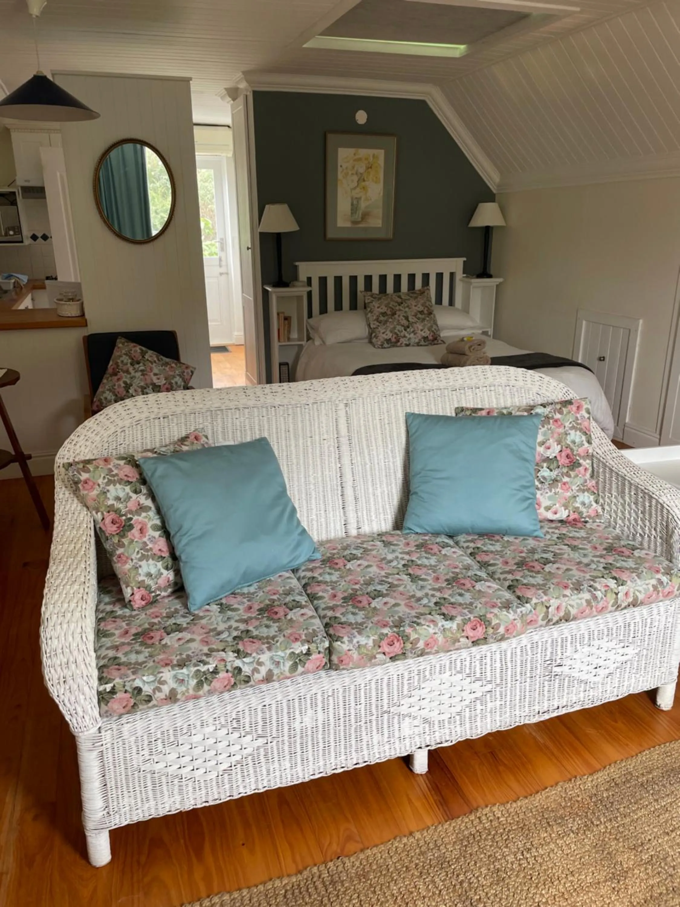 Seating area in Beside Still Waters