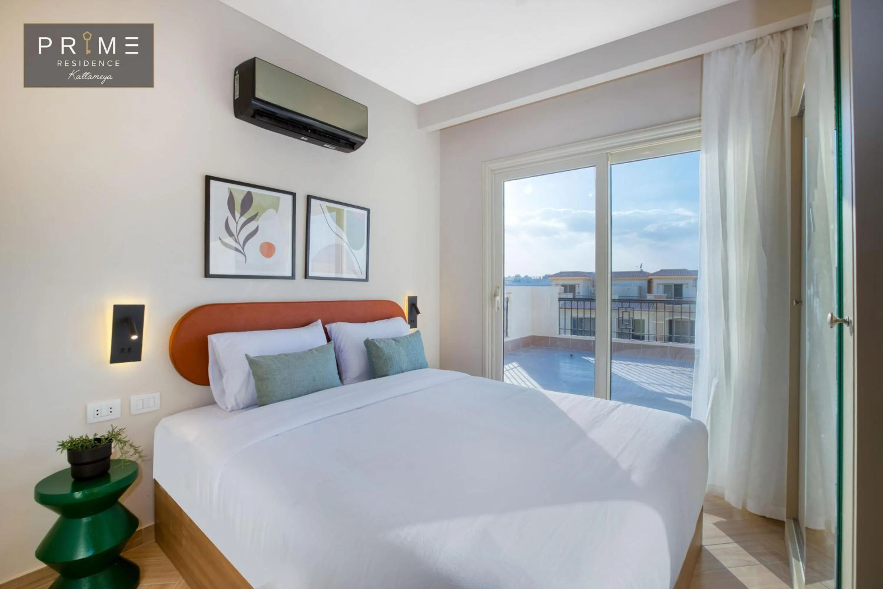 Photo of the whole room, Bed in Prime Residence Kattameya